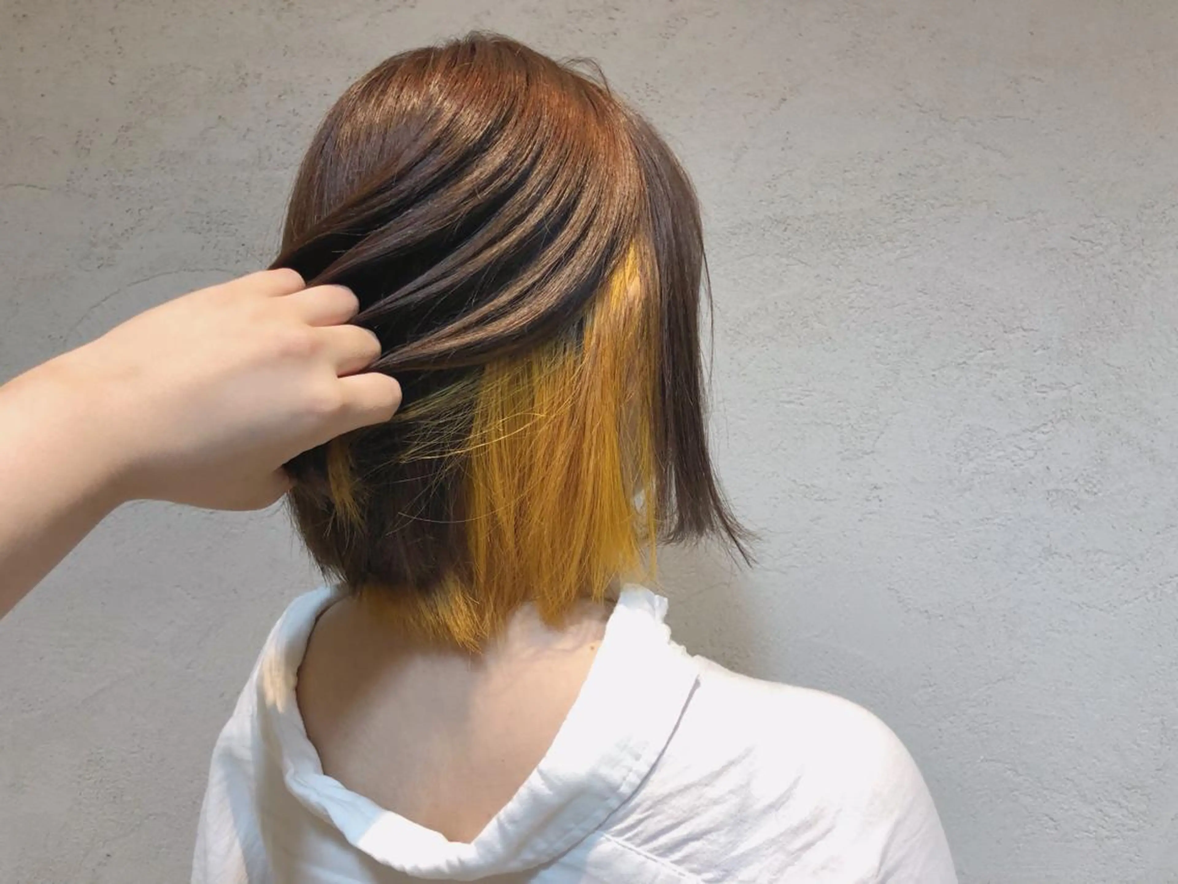 ミディアム カラー インナーカラー Sia.   大阪梅田茶屋町店所属・まつパ/まつエク Sia.茶屋町店のマツエク・マツパデザイン