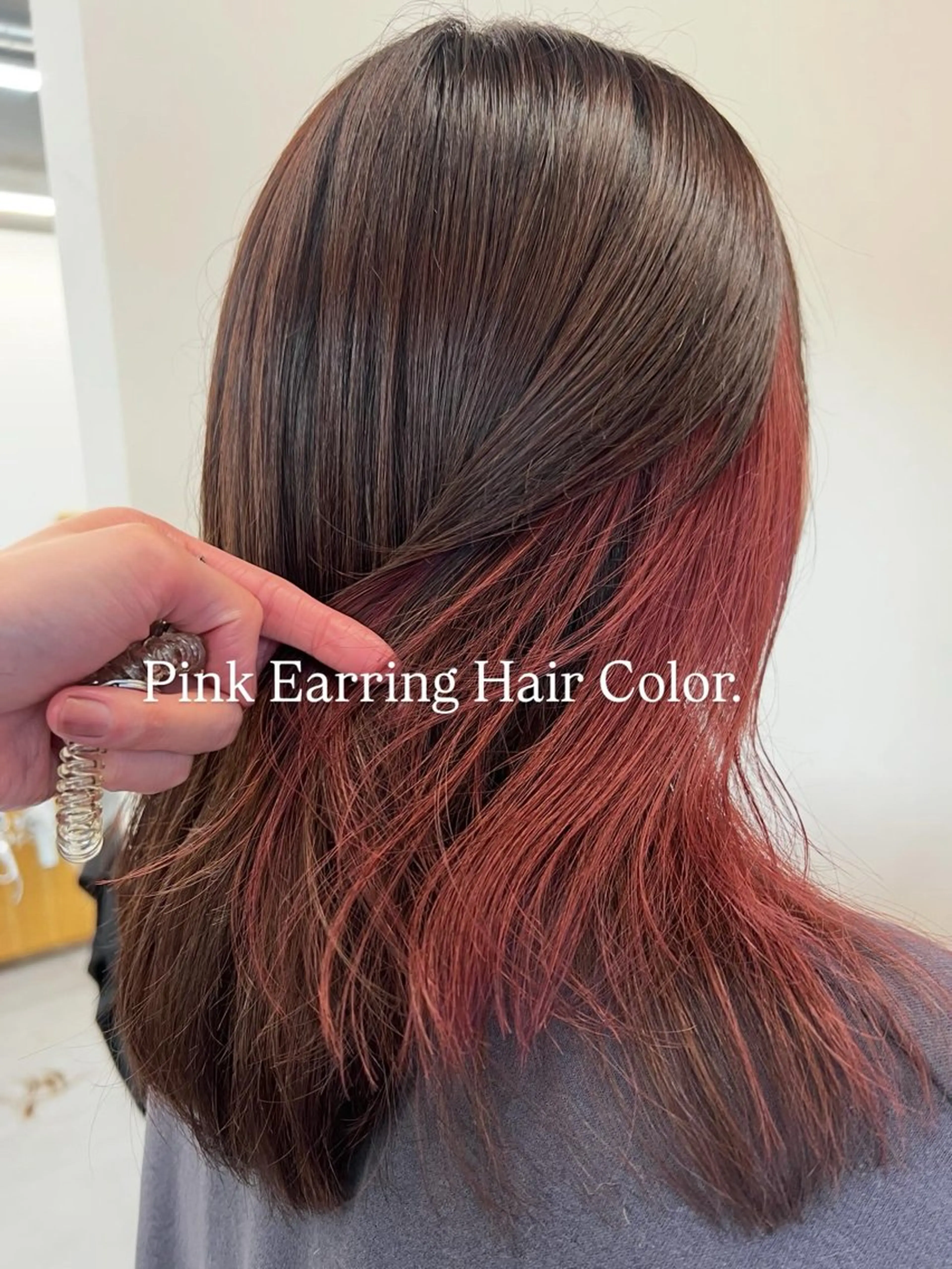 ロング カラー カット ヘアカラー Ore🫧タナカマヤ /柔らかい質感カラーのヘアスタイル