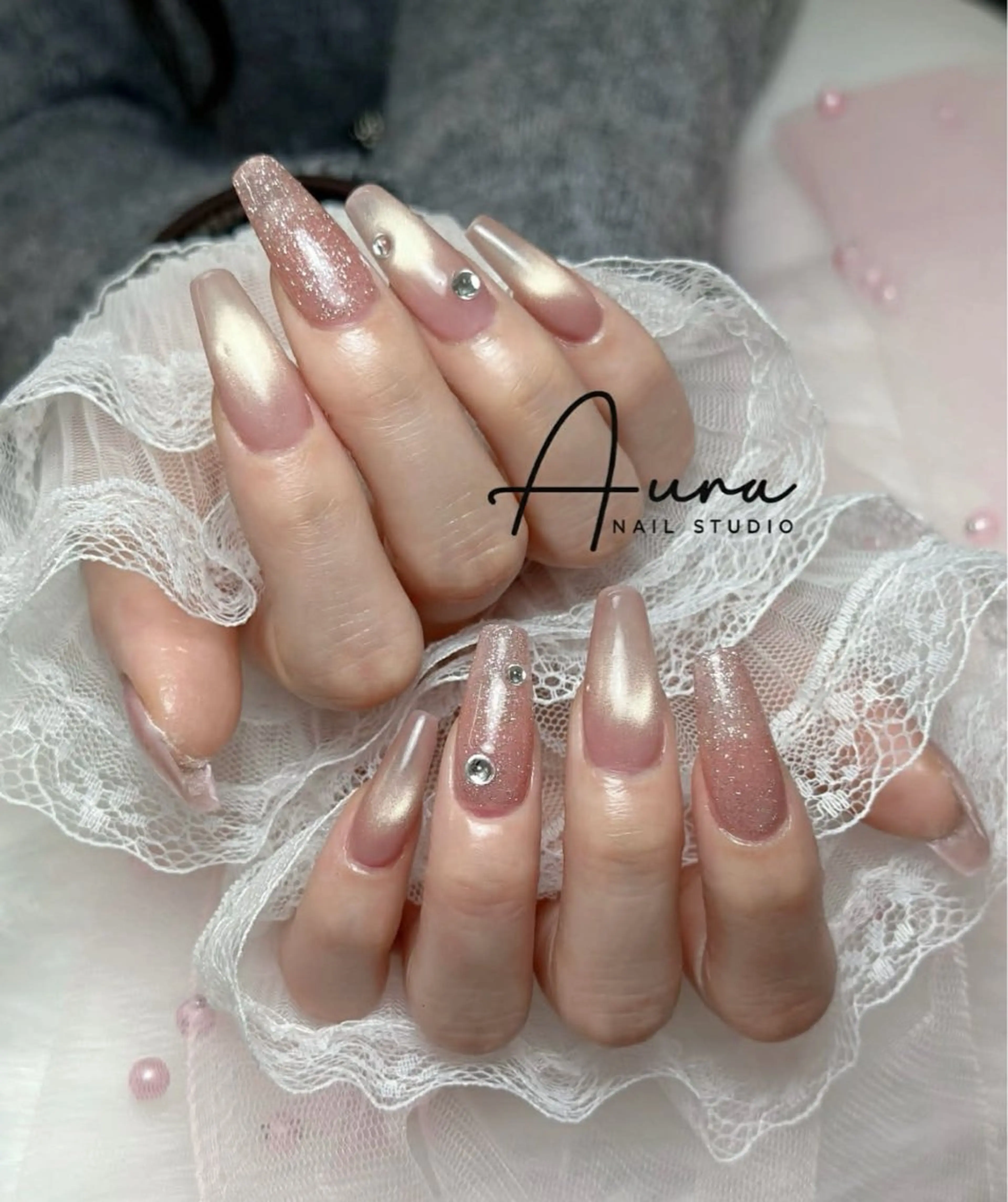 ネイル ハンドネイル Aura Nail Studioのネイルデザイン