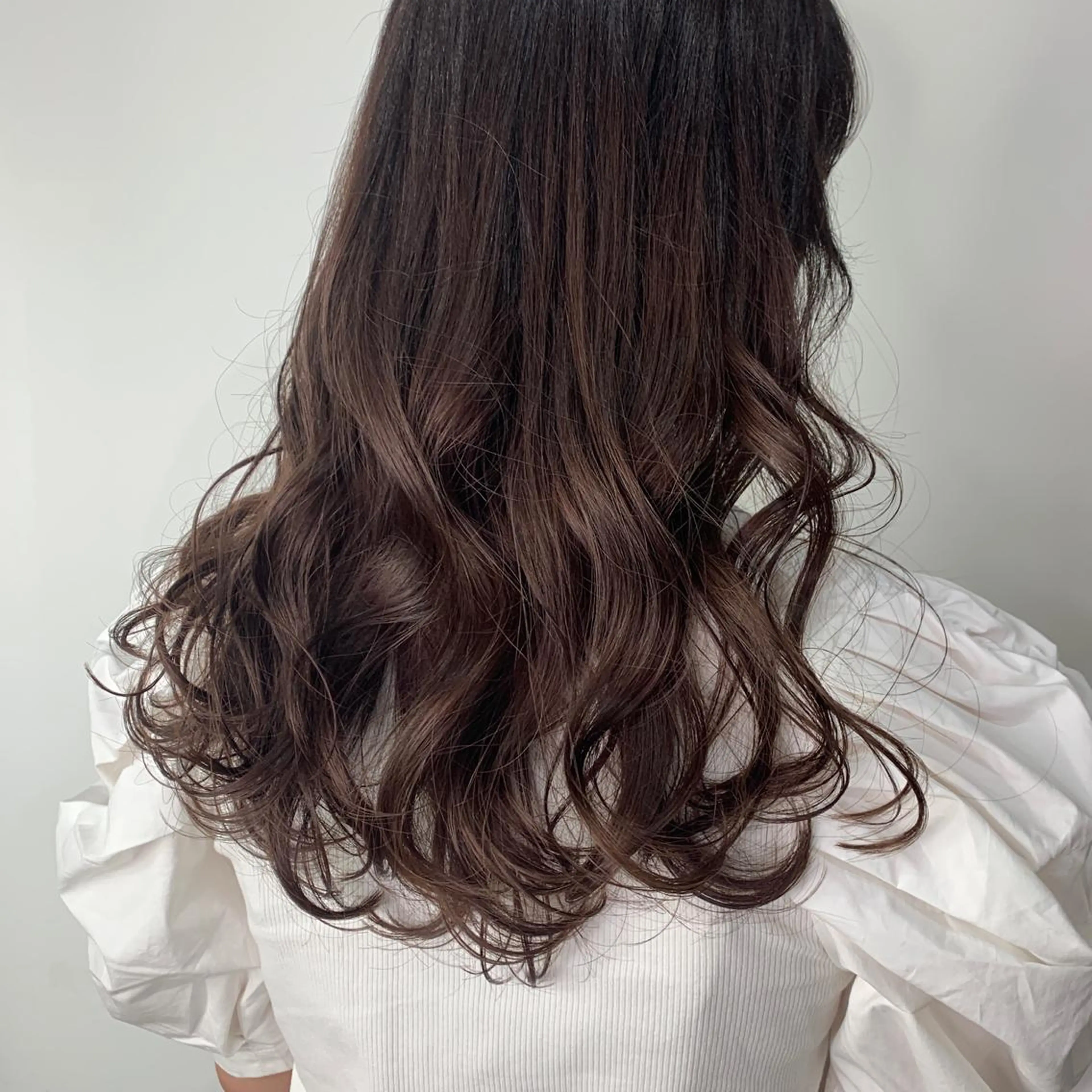 ロング カラー カット ヘアカラー HARUKA韓国ヘア /Luana梅田のヘアスタイル