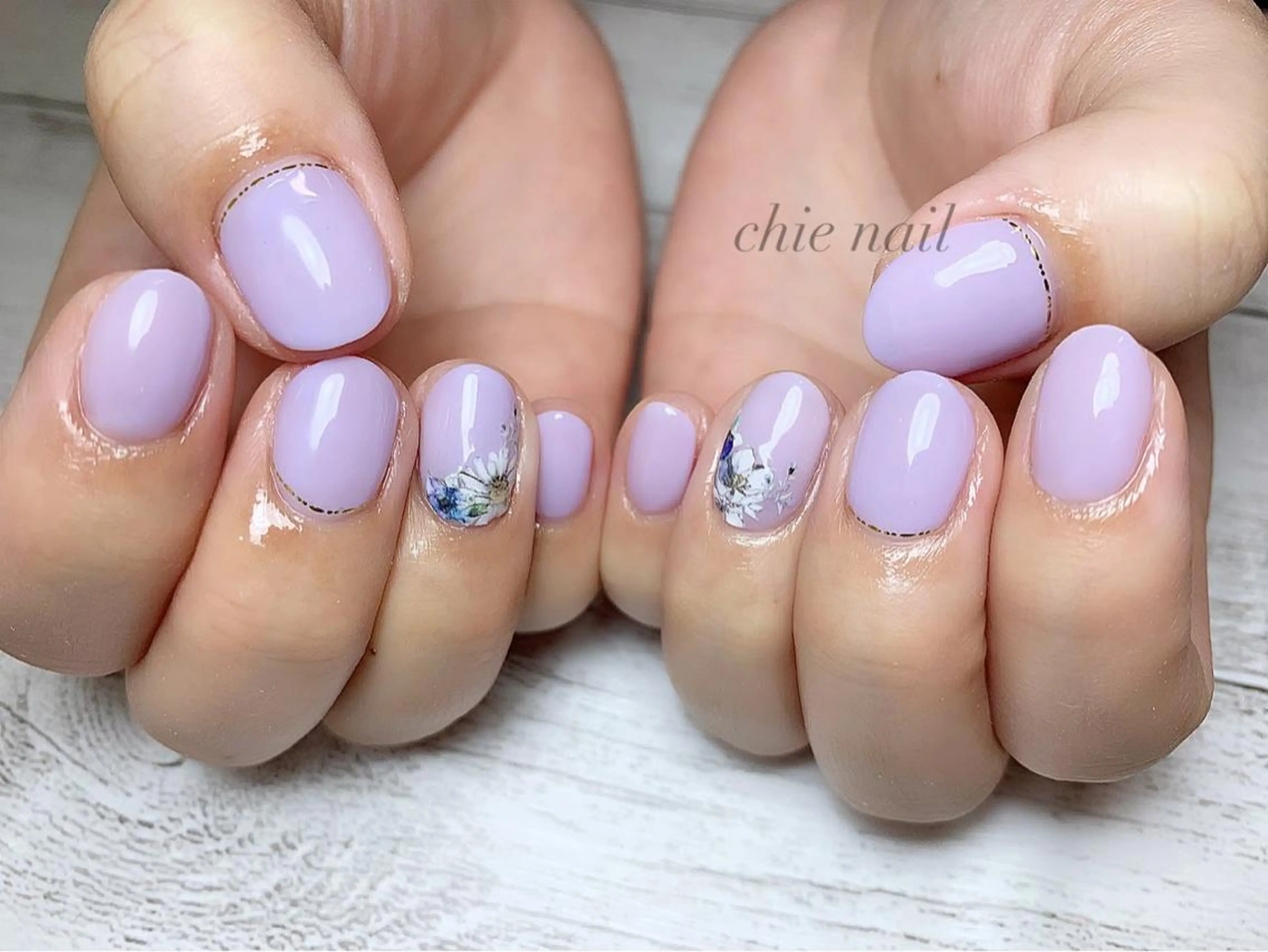 ネイル ワンカラーネイル 森ノ宮❤︎ chieのネイルデザイン