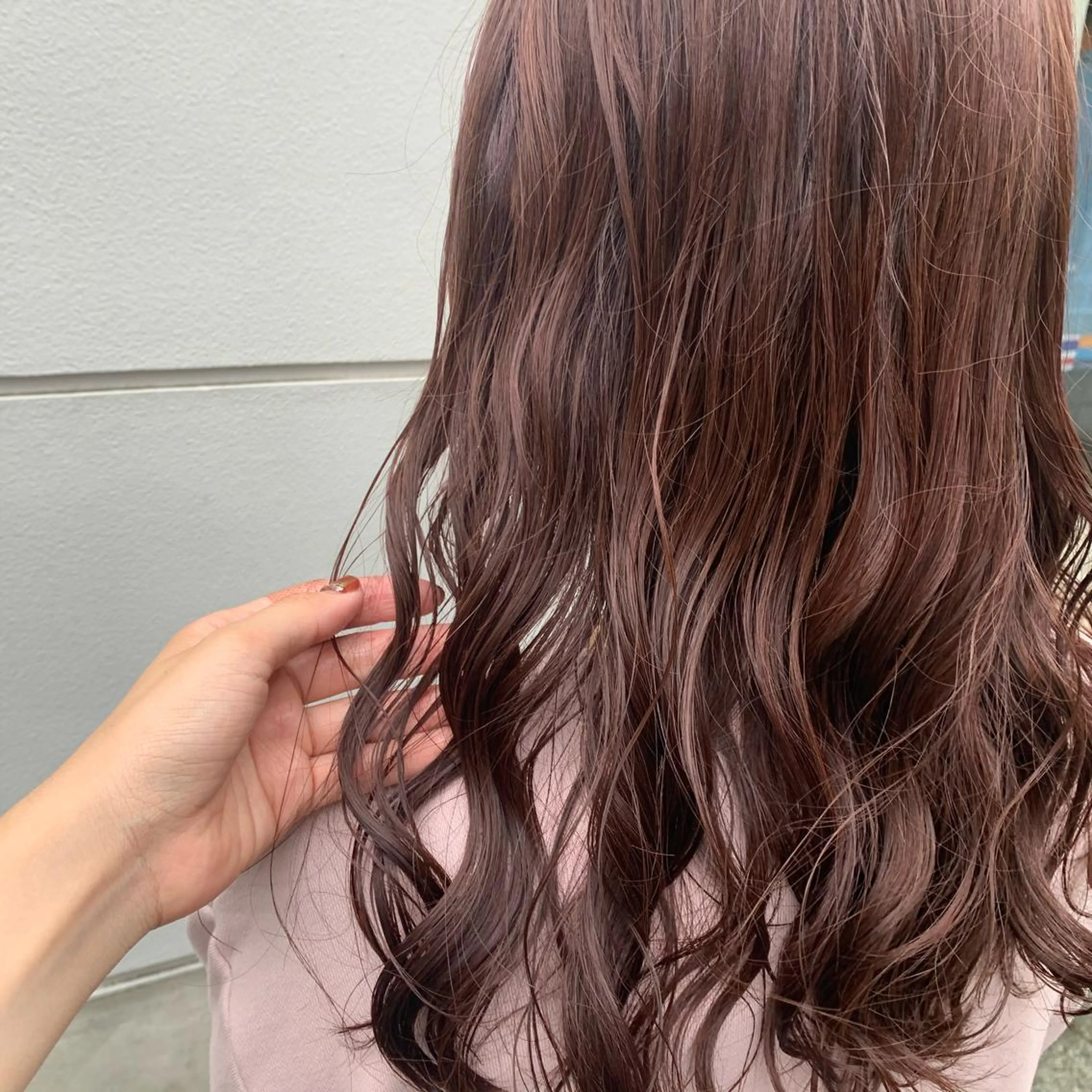 ロング カラー ヘアアレンジ カット ヘアカラー トリートメント サナ🌱 切りっぱなしボブのヘアスタイル