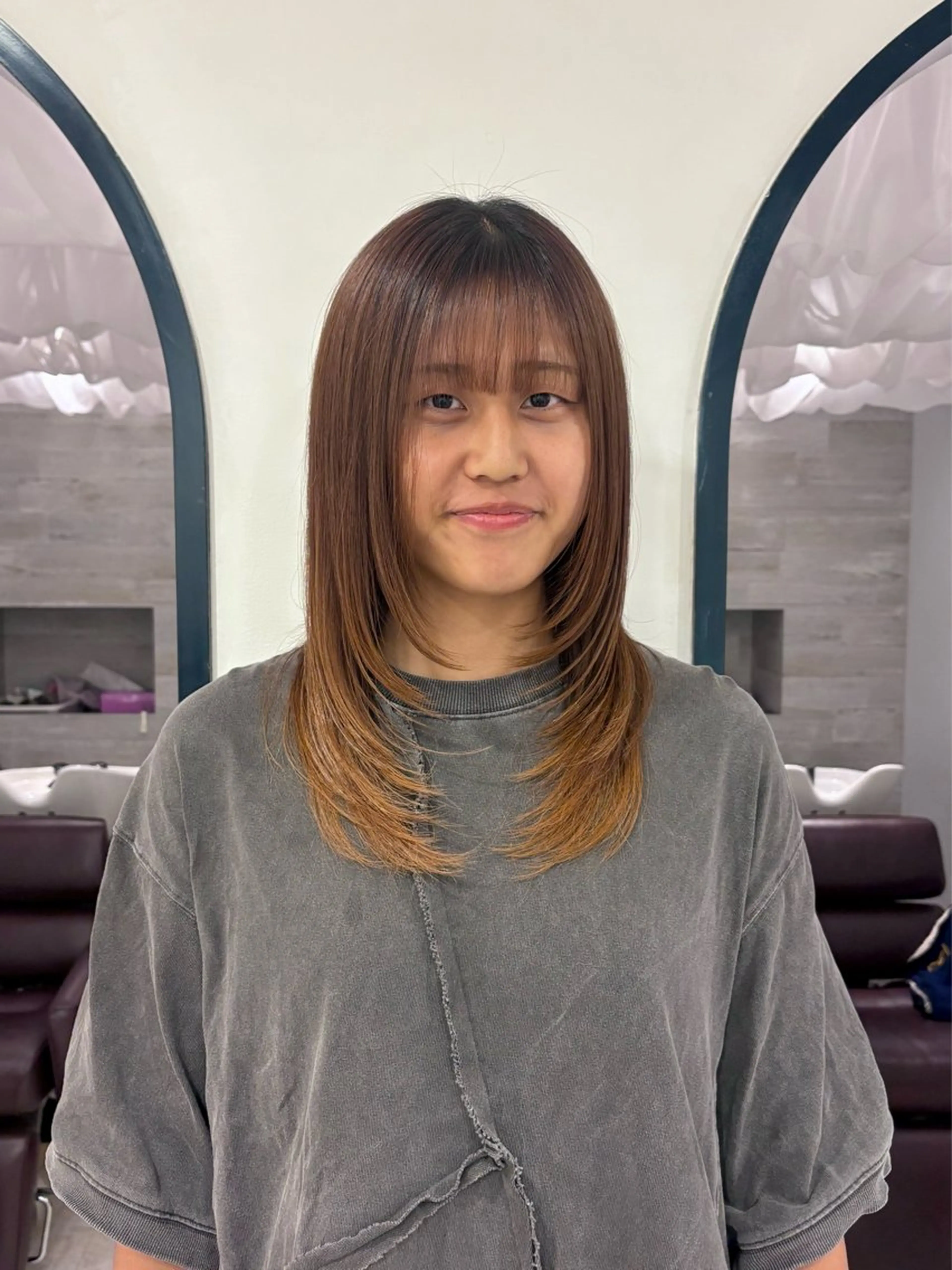 ロング レイヤーカット Lita所属・Lita たいちのヘアスタイル