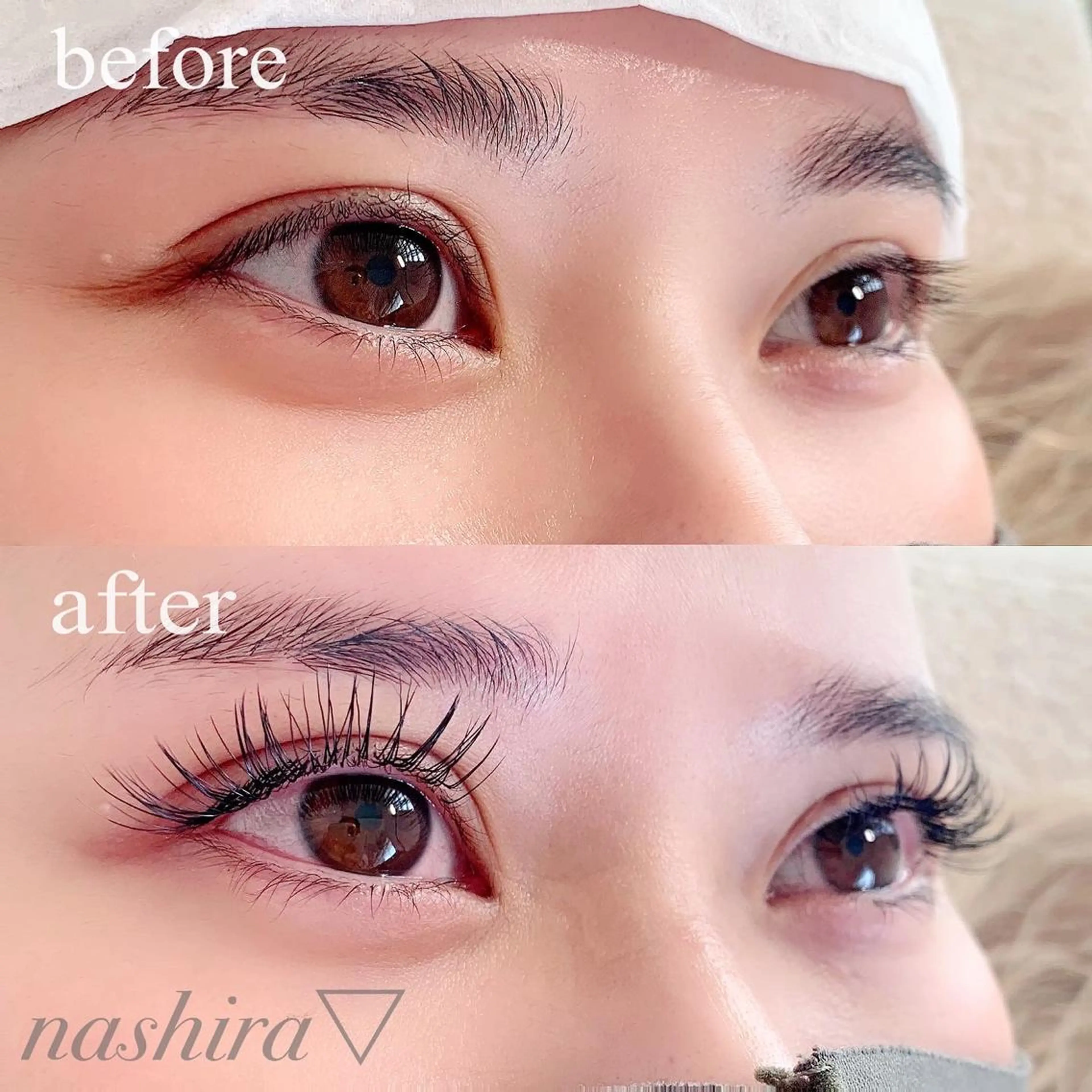 マツエク・マツパ Cカール Dカール マツエク nashira -ナシラ- 恵比寿のマツエク・マツパデザイン