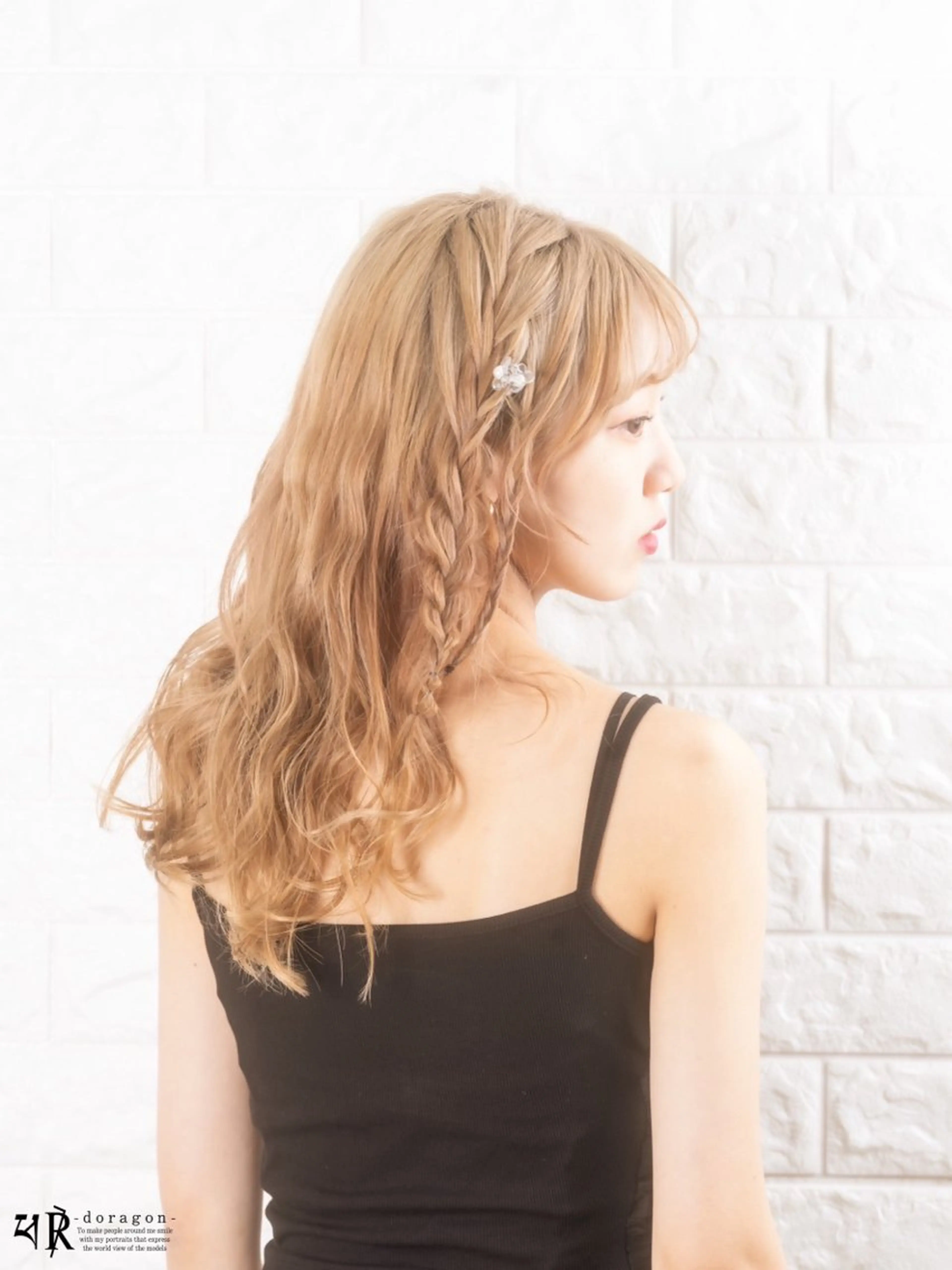 ヘアアレンジ 三つ編み broaden by anon所属・瀧上 寧音のヘアスタイル