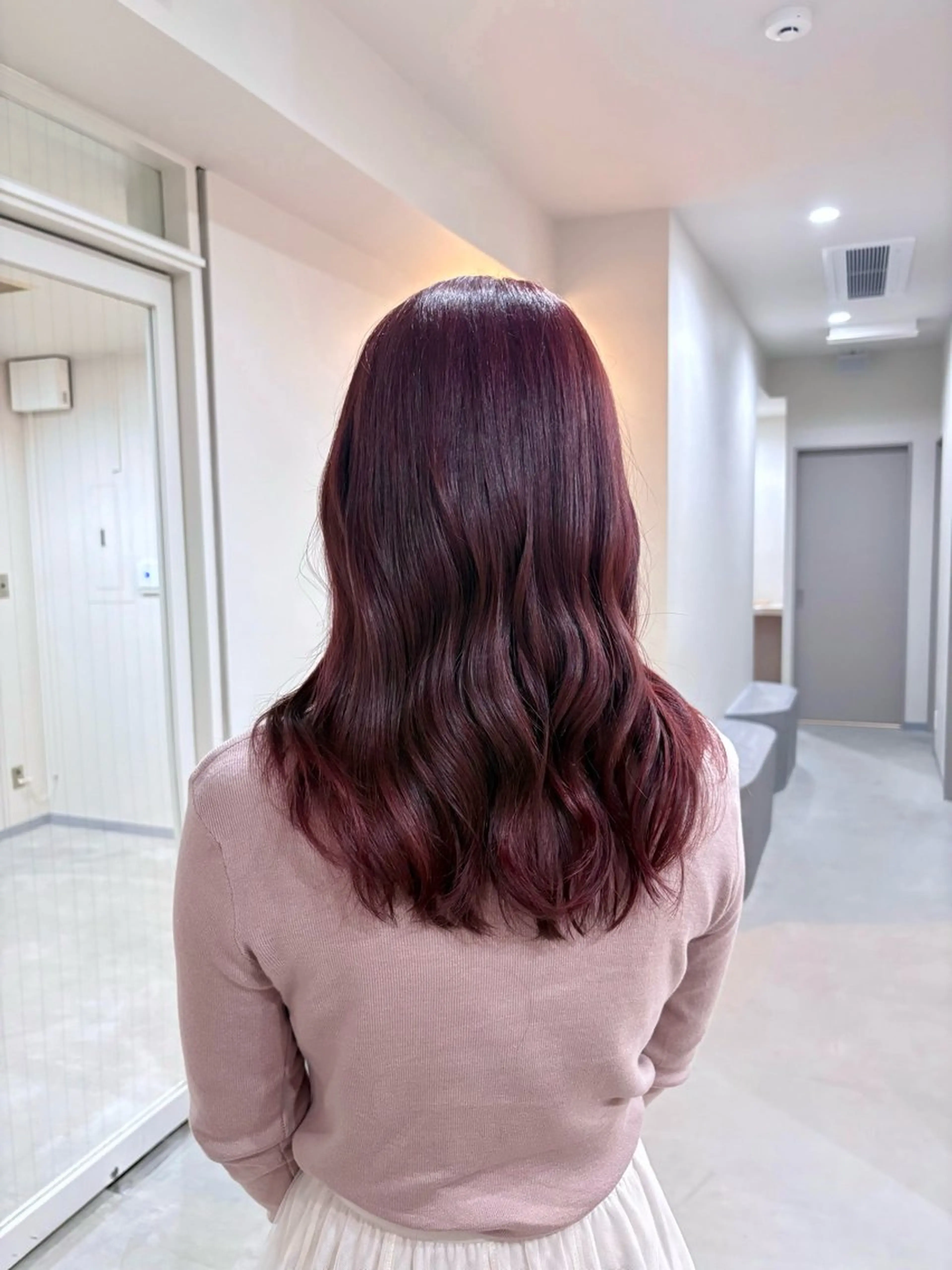 セミロング カット ヘアカラー トリートメント MOND/ Takaneのヘアスタイル