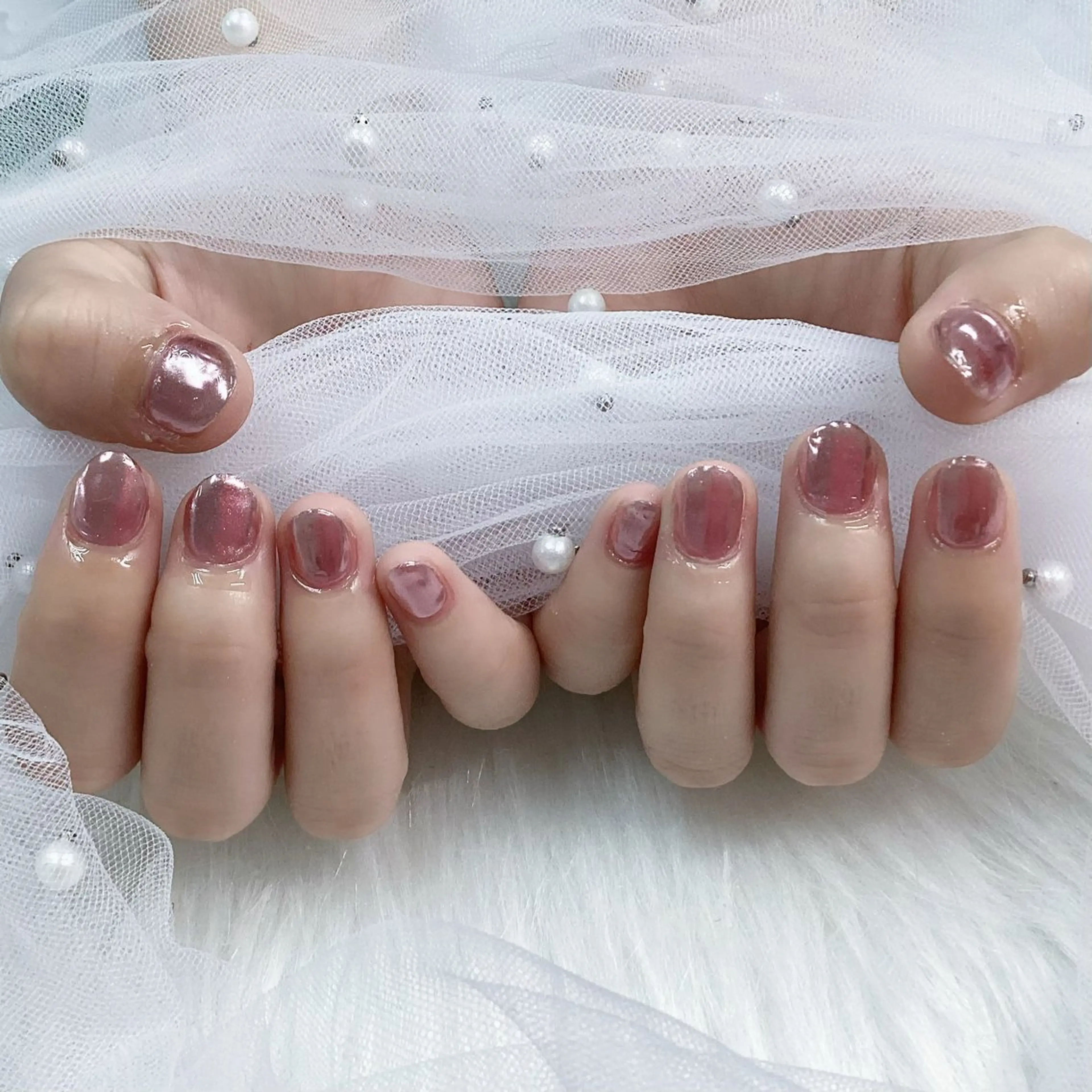 ネイル パーツ全部¥110 サロンミミのネイルデザイン