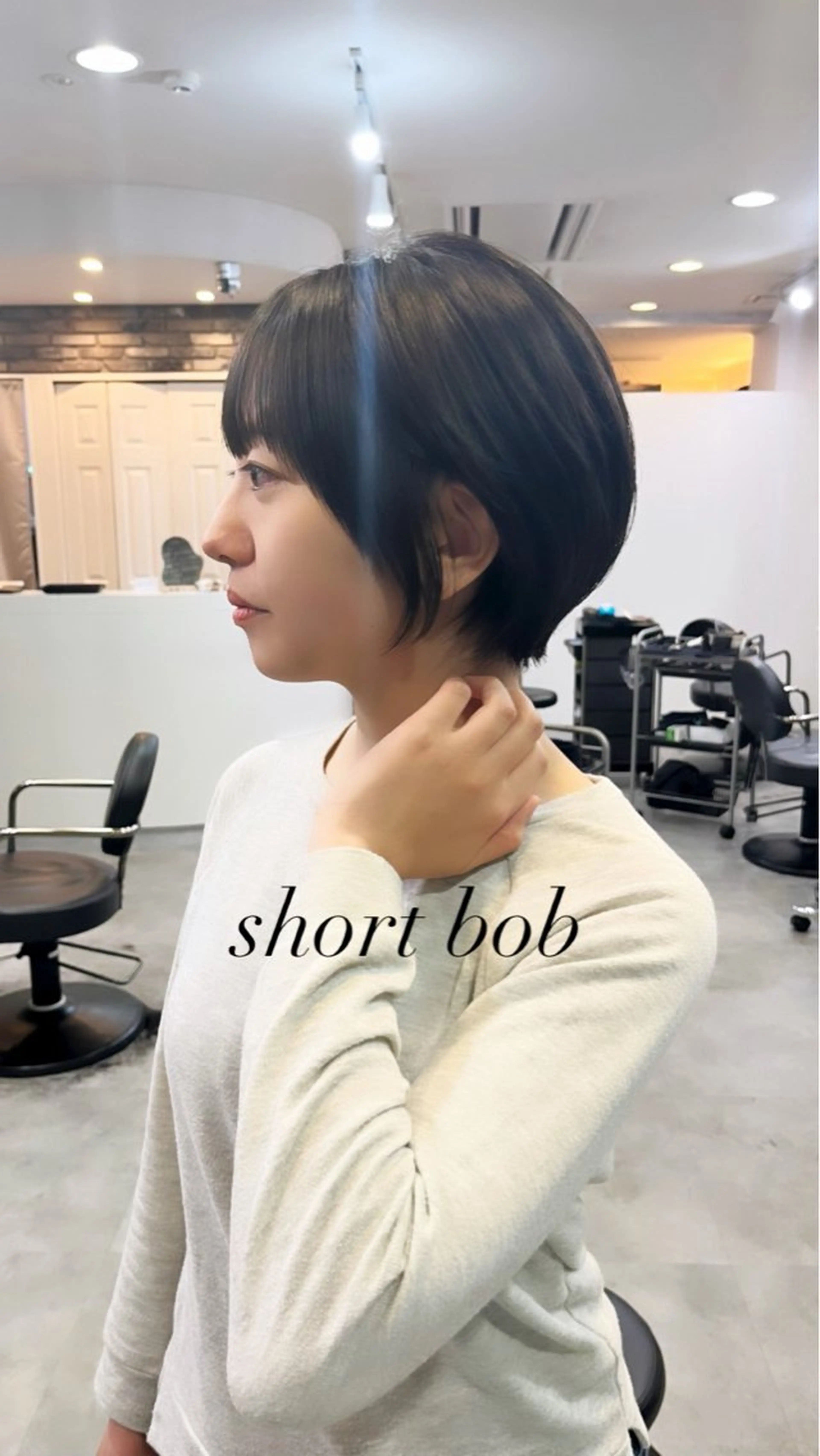 ショート カラー ロエ平尾山荘所属・ショート/ハイライト /平尾/薬院/綜一郎のヘアスタイル