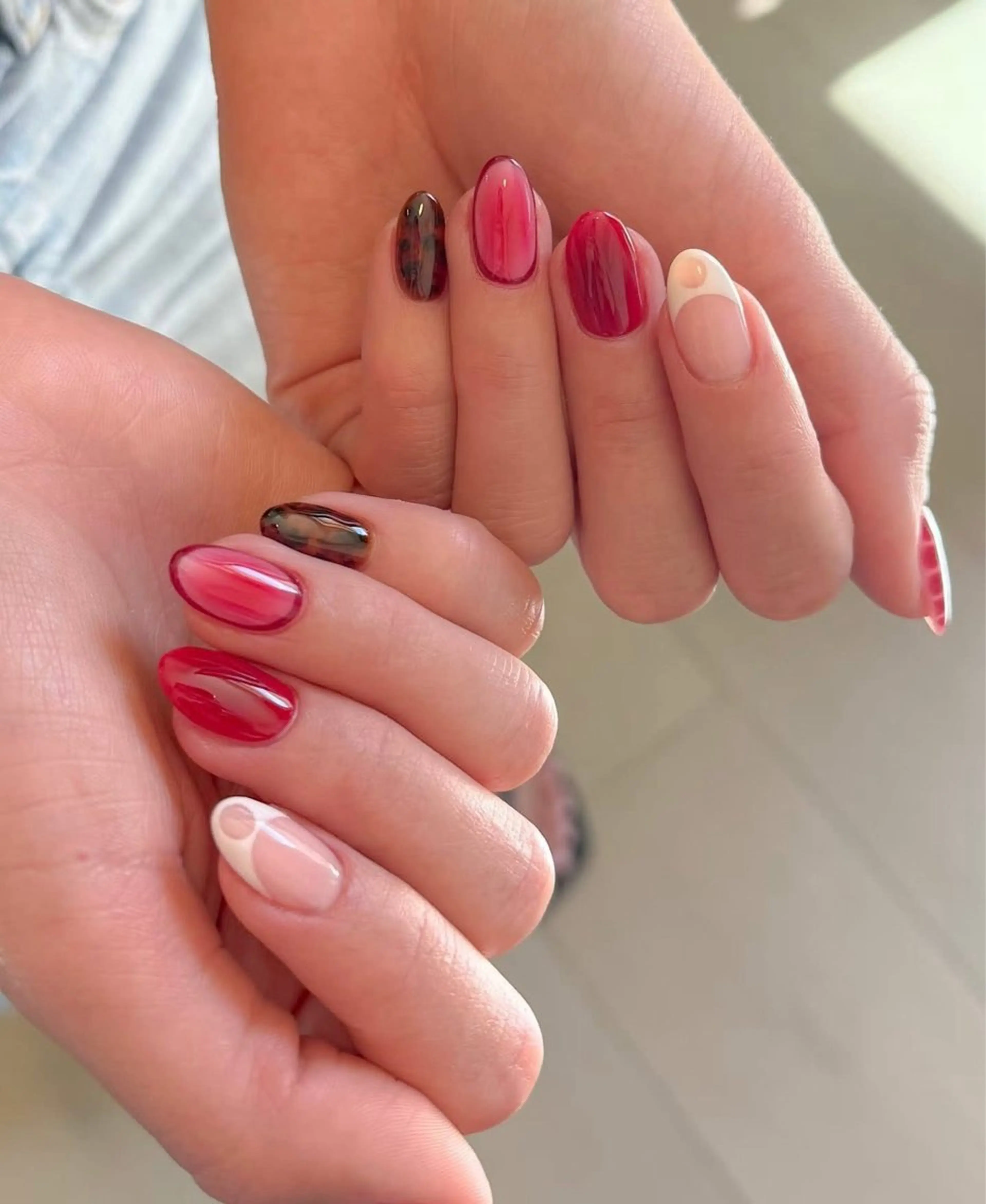 ネイル アートネイル 成人式 ジェルネイル ニュアンスネイル ネイルチップ Kora Nailのネイルデザイン