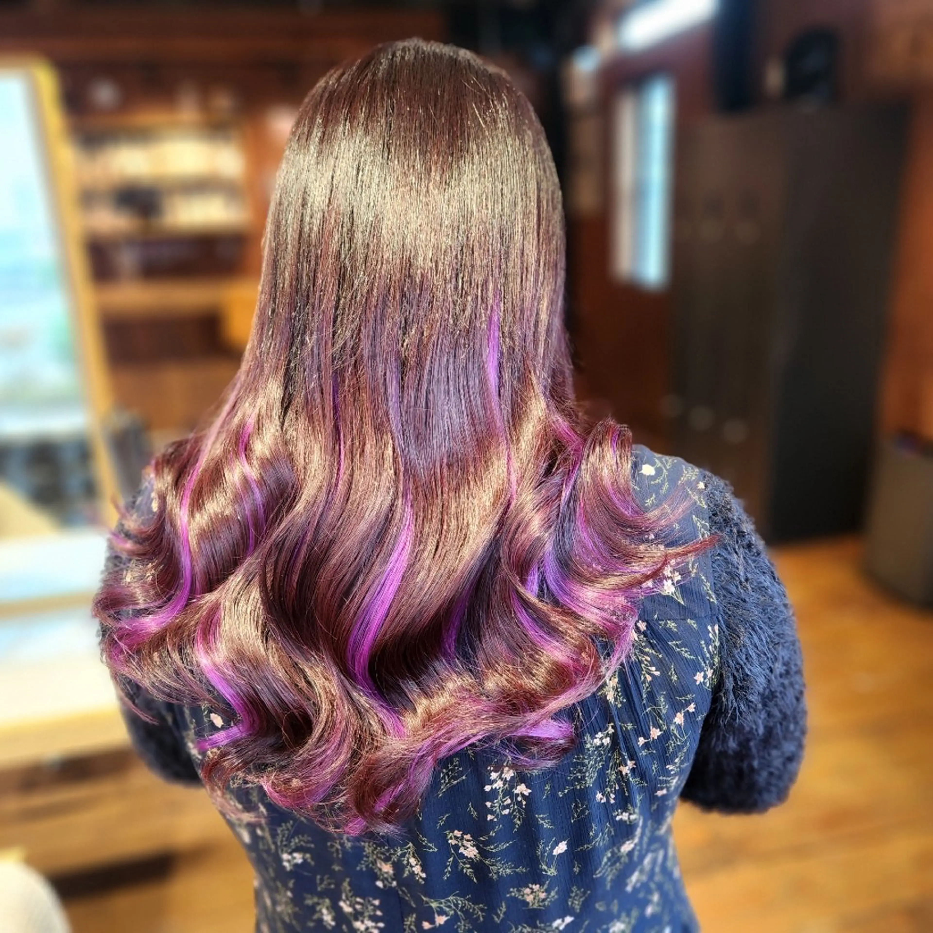 【 人気メニュー 】カラー ＋ シールエクステ70枚 🫧‪の写真