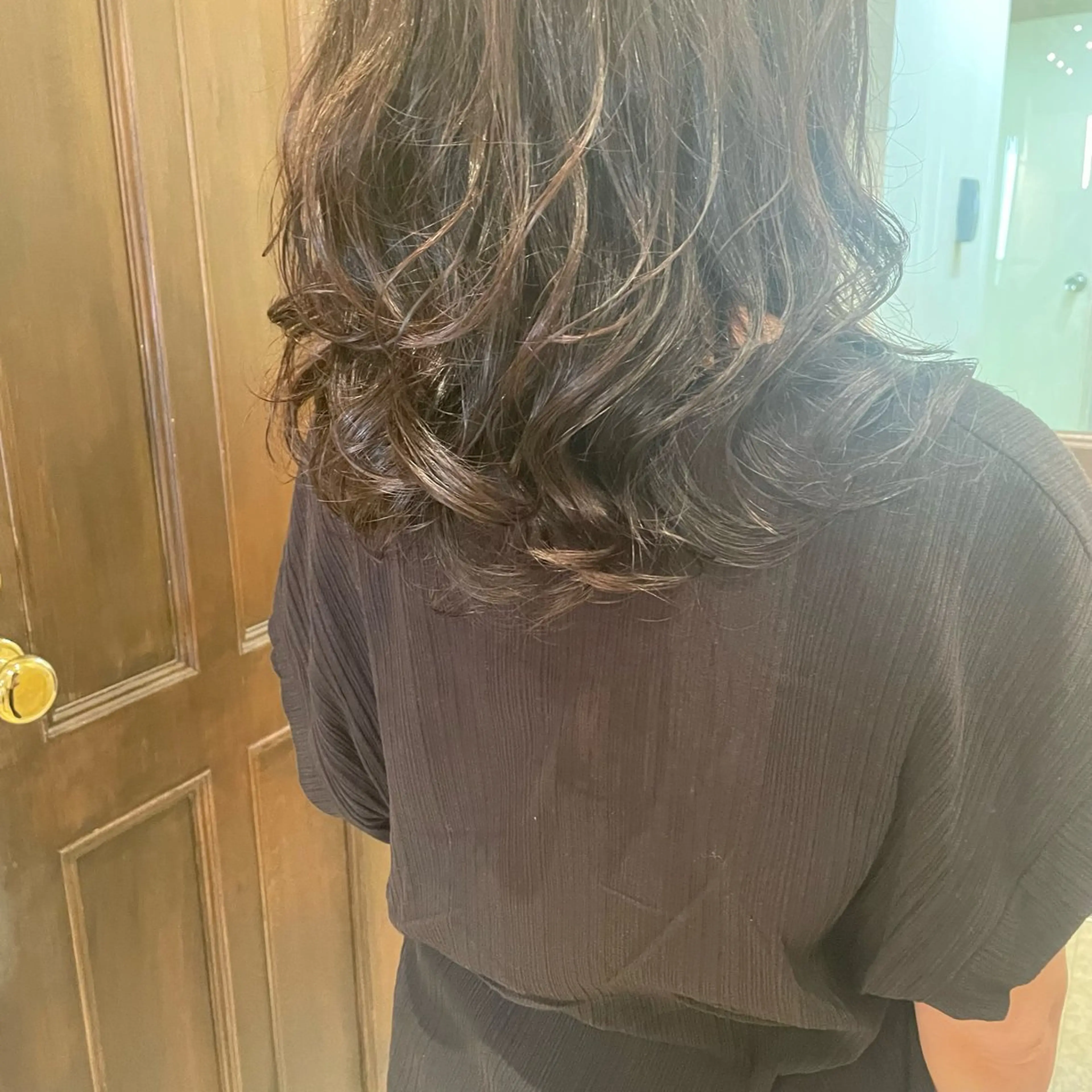 パーマ 髪質改善カラー ベージュ🤎YUMEのヘアスタイル