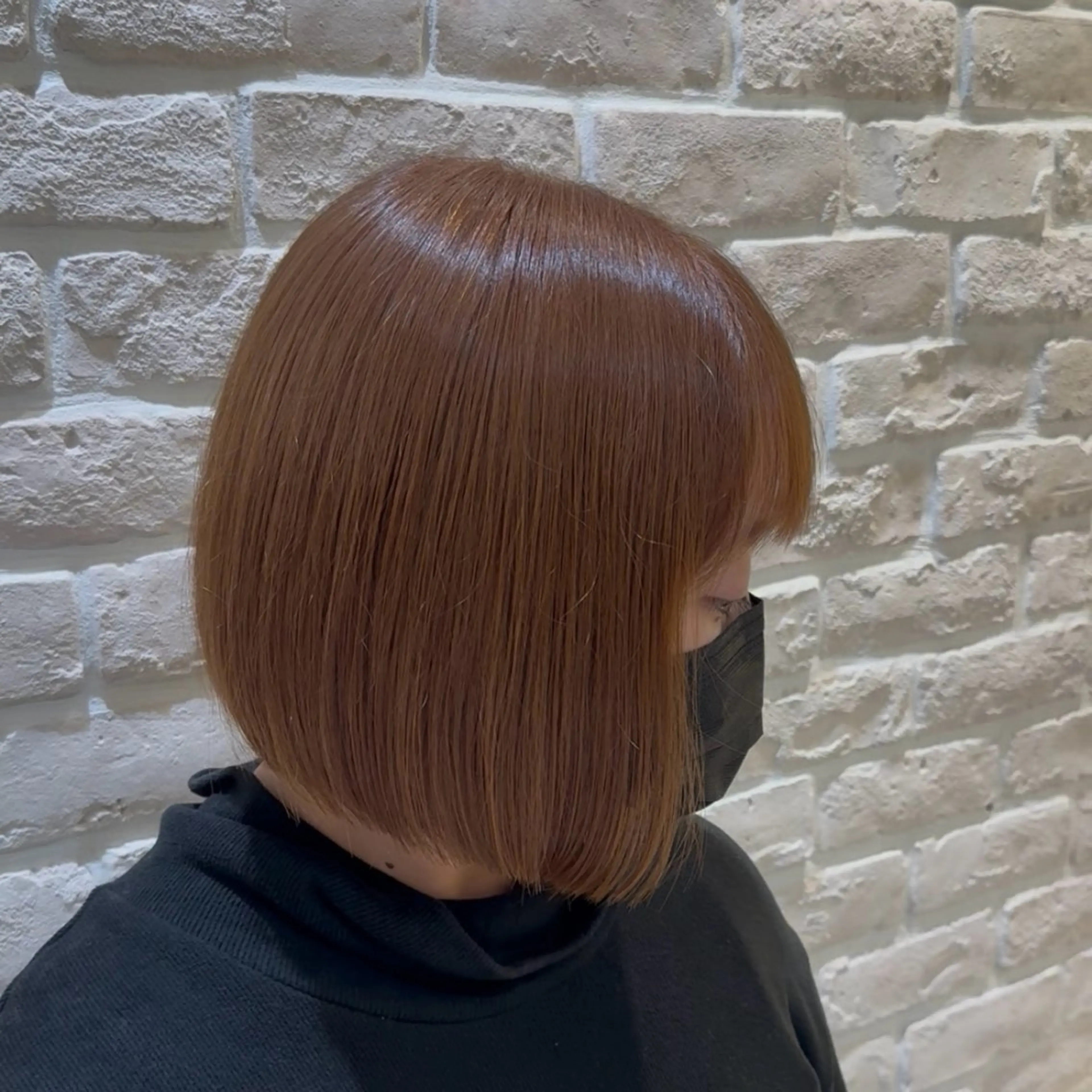 ミディアム Notoハイトーン カラー/縮毛矯正のヘアスタイル