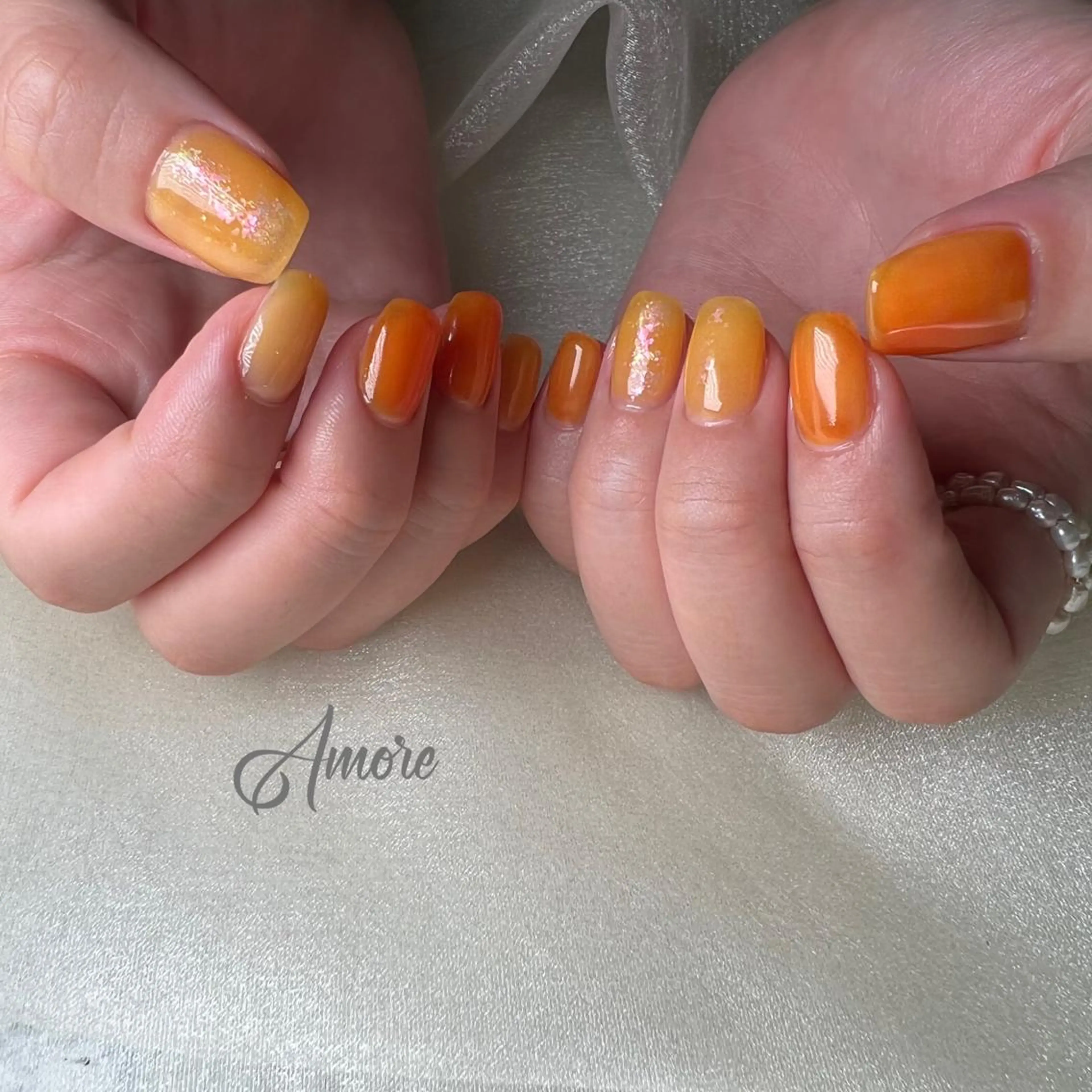 ネイル ジェルネイル 氷ネイル・うるうるネイル マグネットネイル ミラーネイル ニュアンスネイル You kyehwaのネイルデザイン