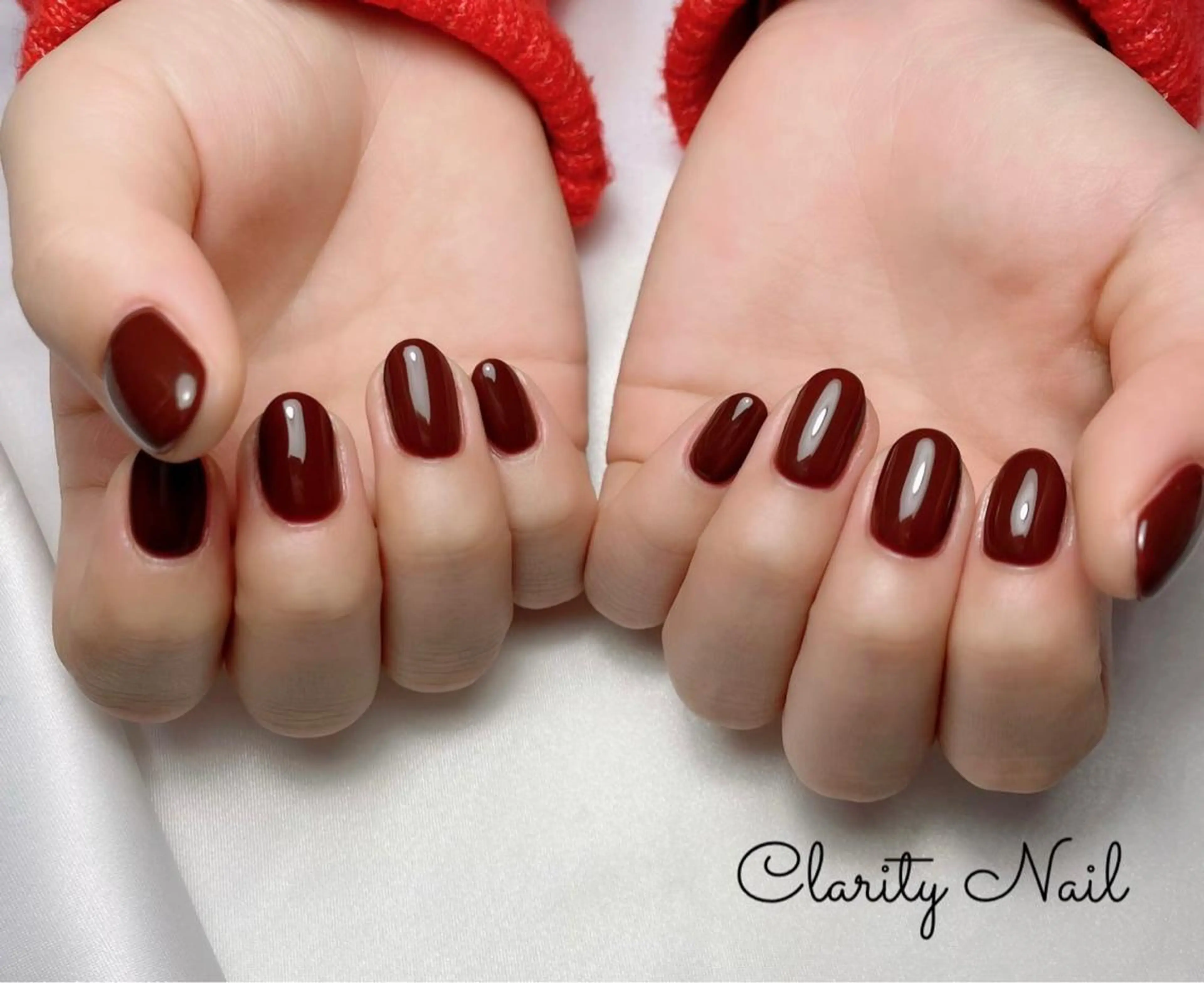 ネイル ワンカラーネイル ハンドネイル Clarity Nailのネイルデザイン