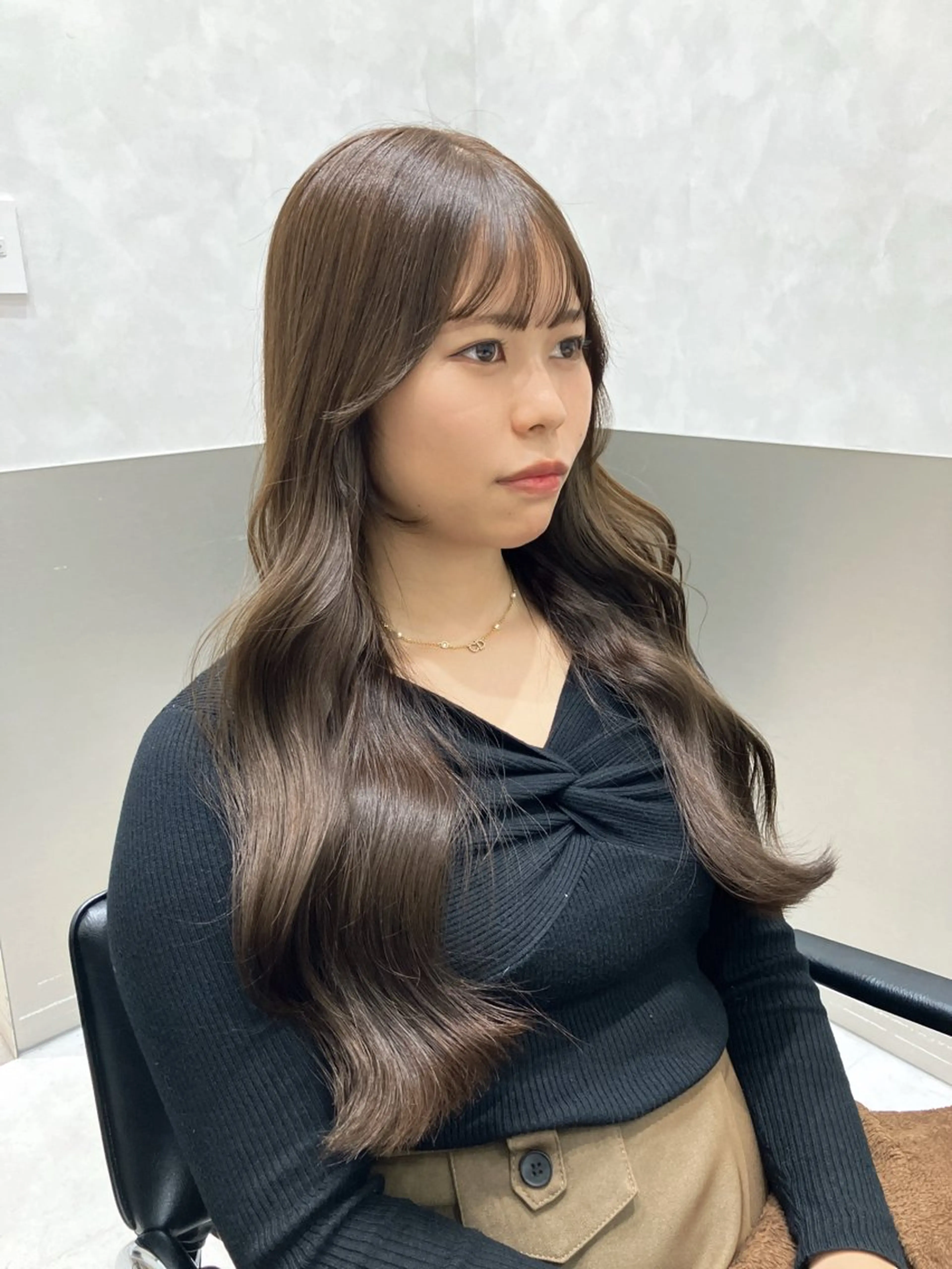 ロング カラー カット ヘアカラー トリートメント GO TODAY SHAIRE SALON原宿vita店舗所属・🩷完全マンツーマン 💖ASAHIのヘアスタイル