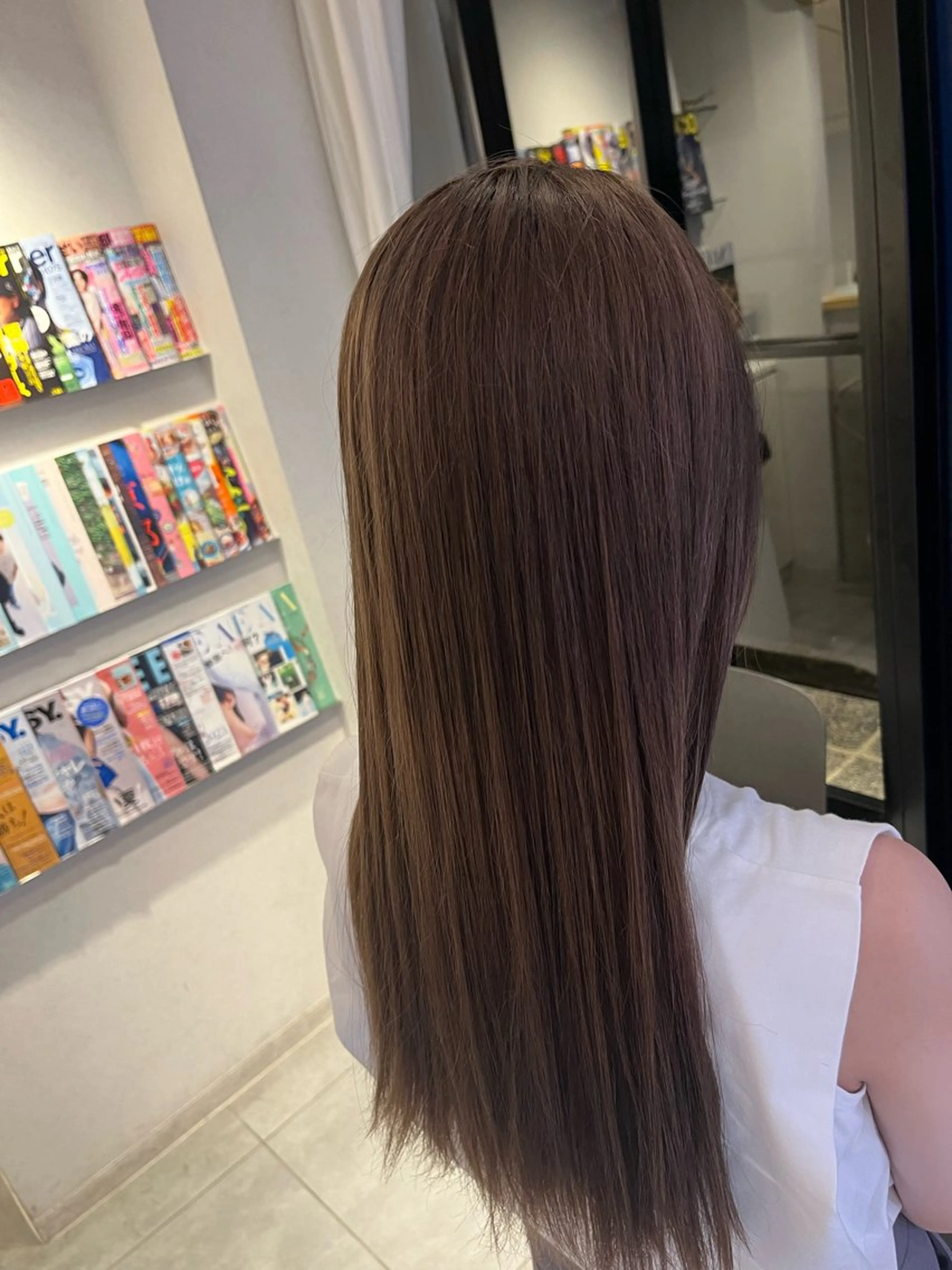 【柔らかい透明感カラー】✨カラー＋髪質改善トリートメント✨の写真