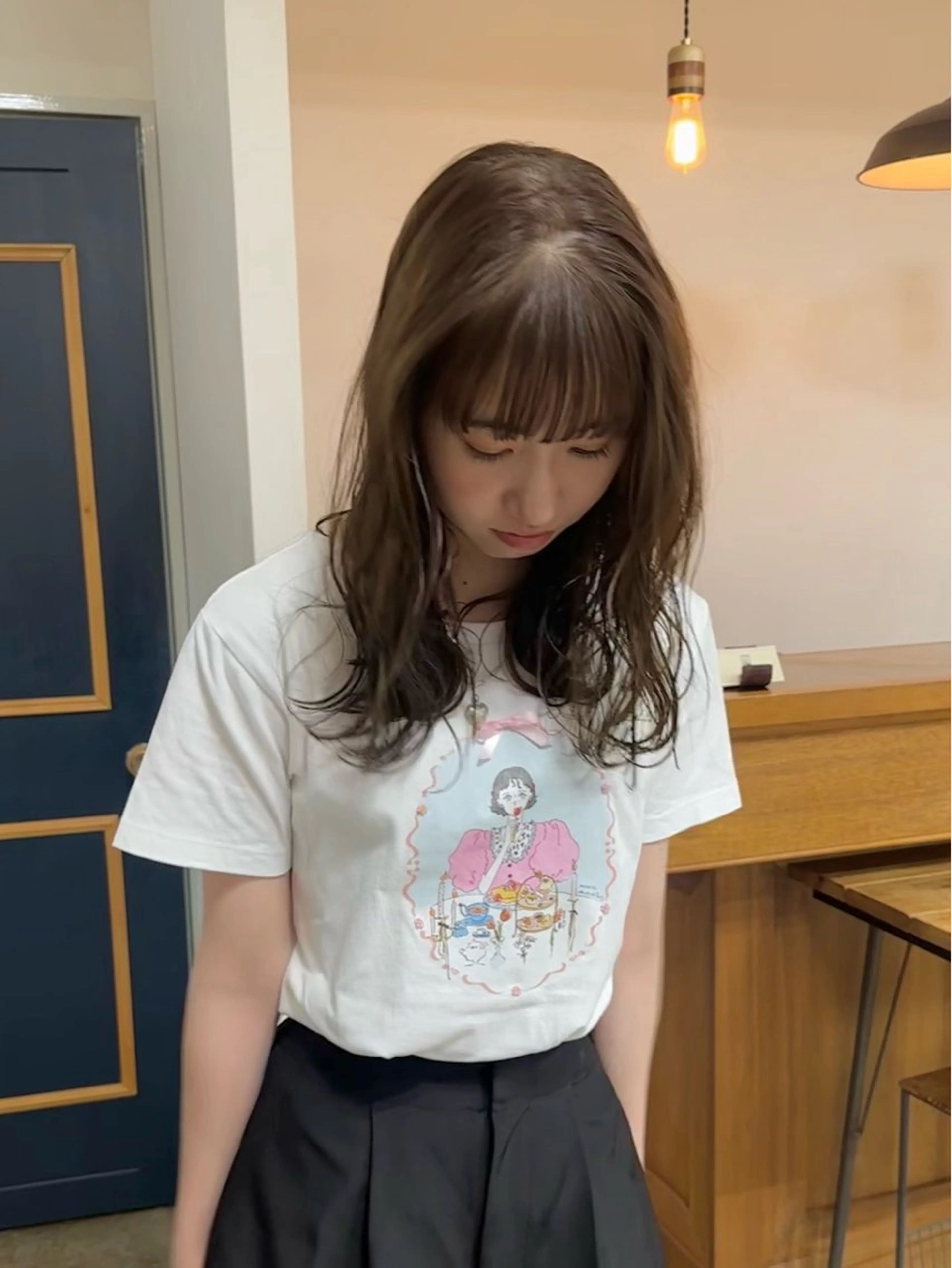 セミロング 卒業式のヘアスタイル カット ヘアカラー トリートメント NAGISA 🎀透明感カラー🎀のヘアスタイル