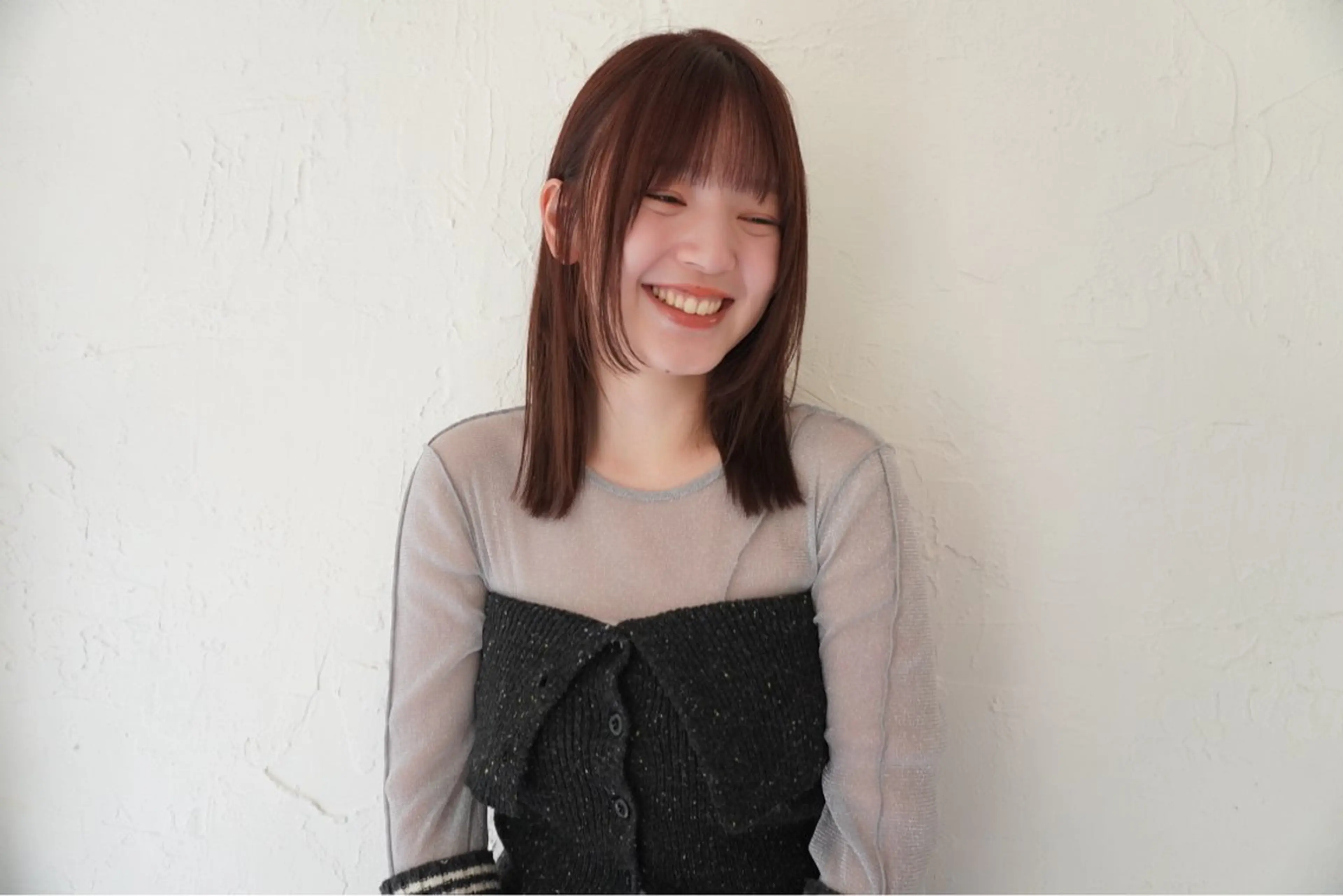 ミディアム カラー 中津/柔らかカラー/ ナガオ　イズミのヘアスタイル