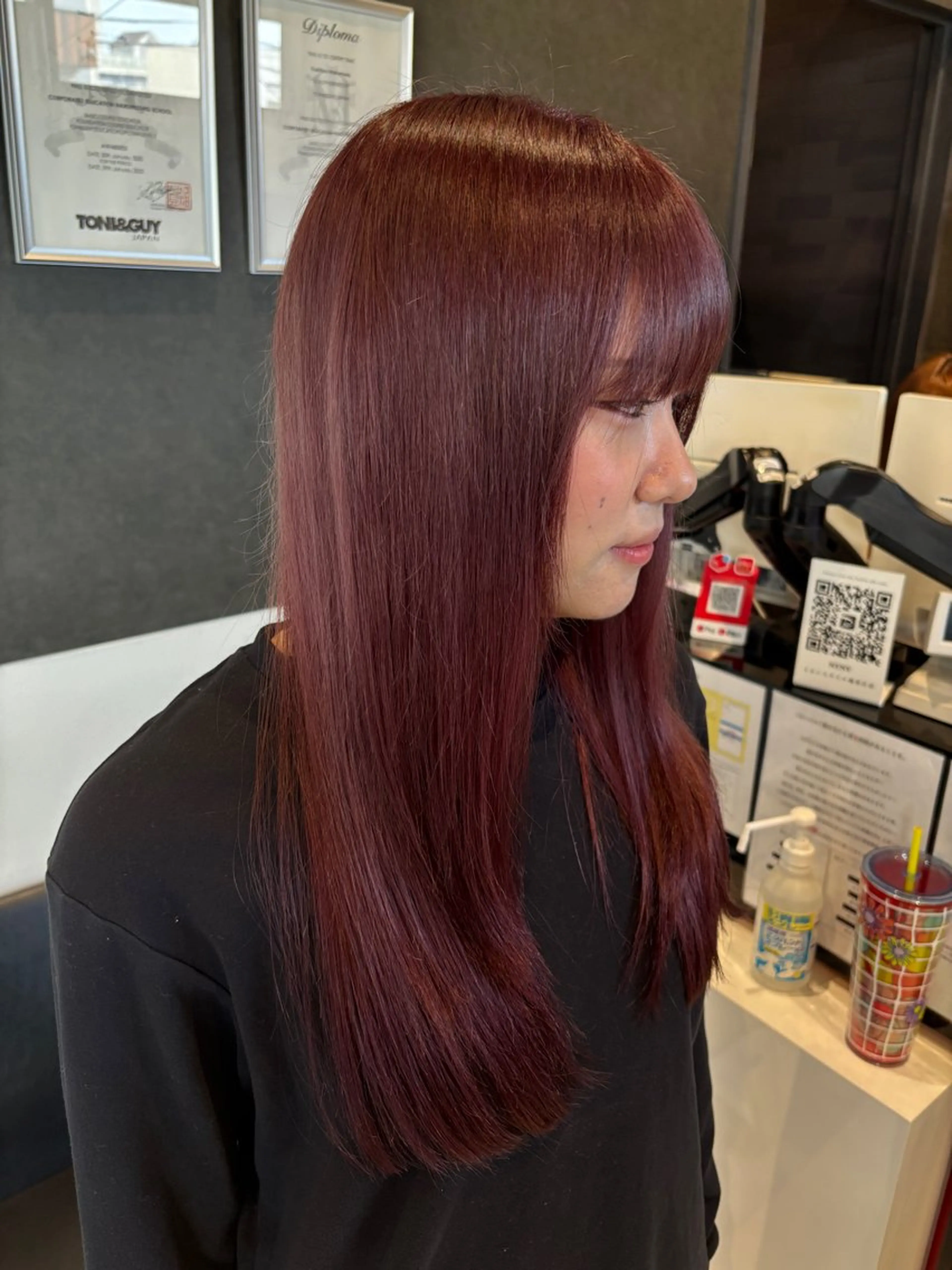 ロング カラー ヘアカラー トリートメント ブリーチ/ヘアケア/ 艶髪/イギチハルのヘアスタイル