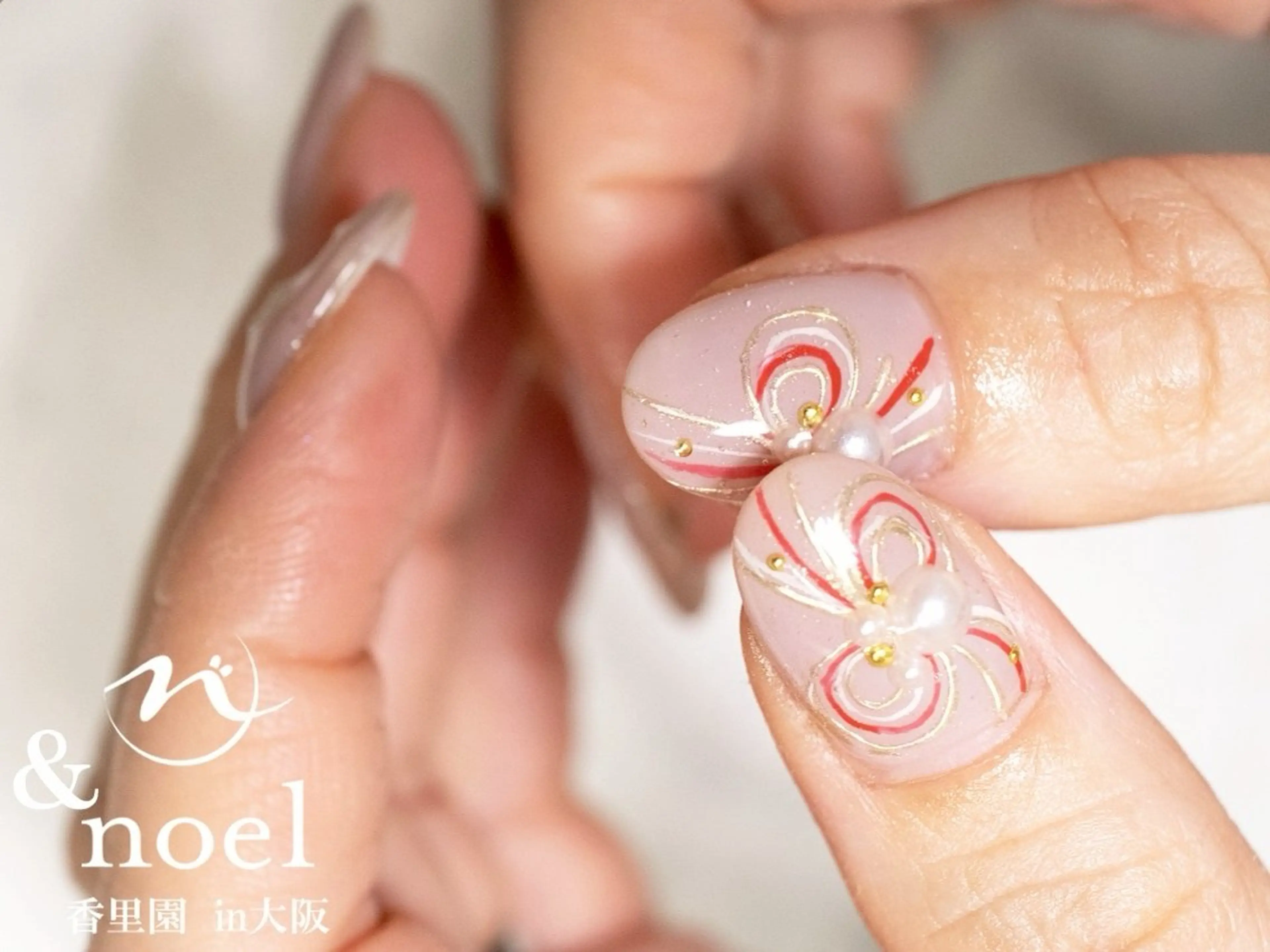 ネイル ハンドネイル Nailsalon  &Noel所属・もも 🍑のネイルデザイン