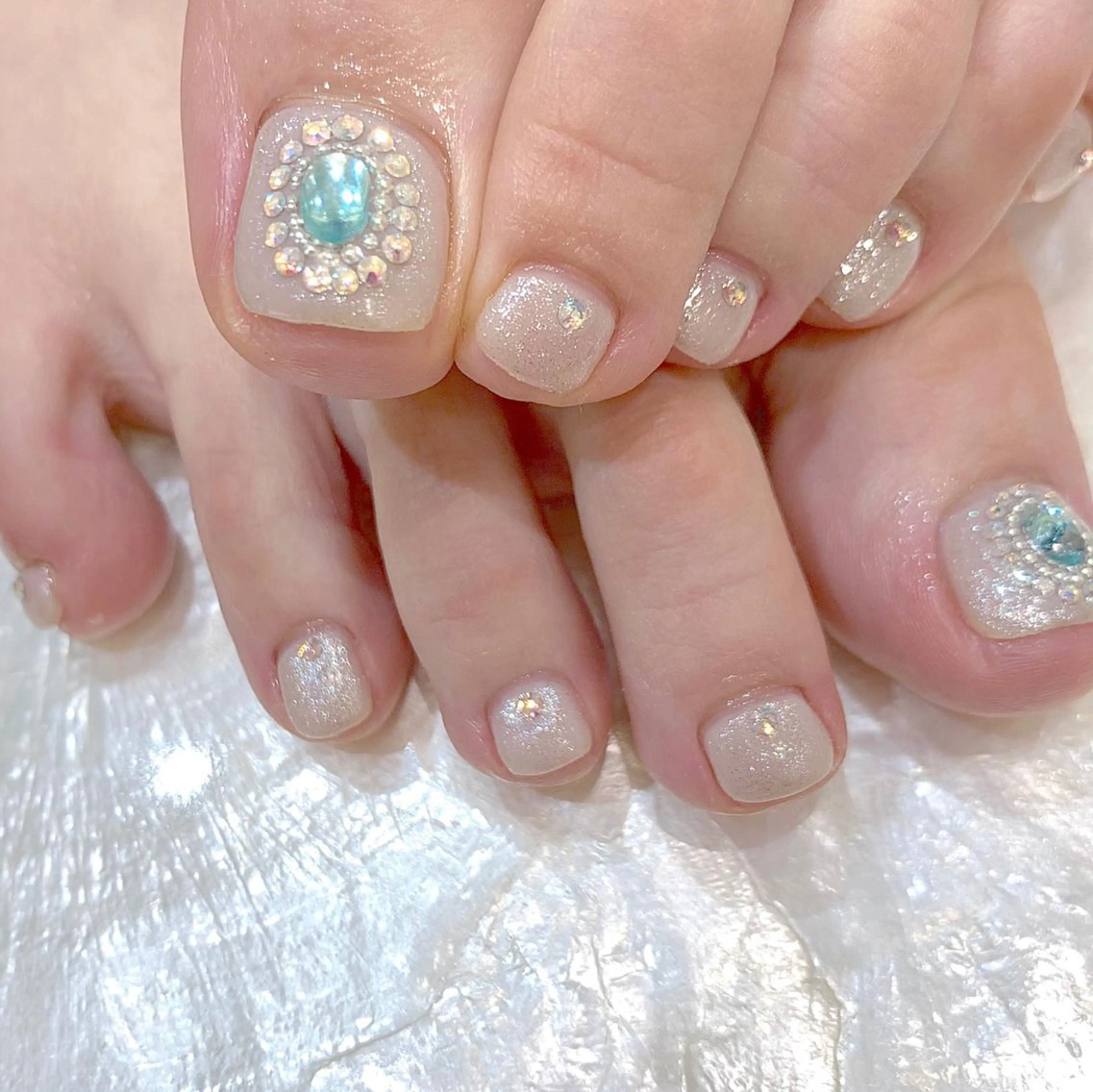 ☁️フット☁️デザインコース💖｟オフなし｠¥7550​〜​＋アート代別途の写真