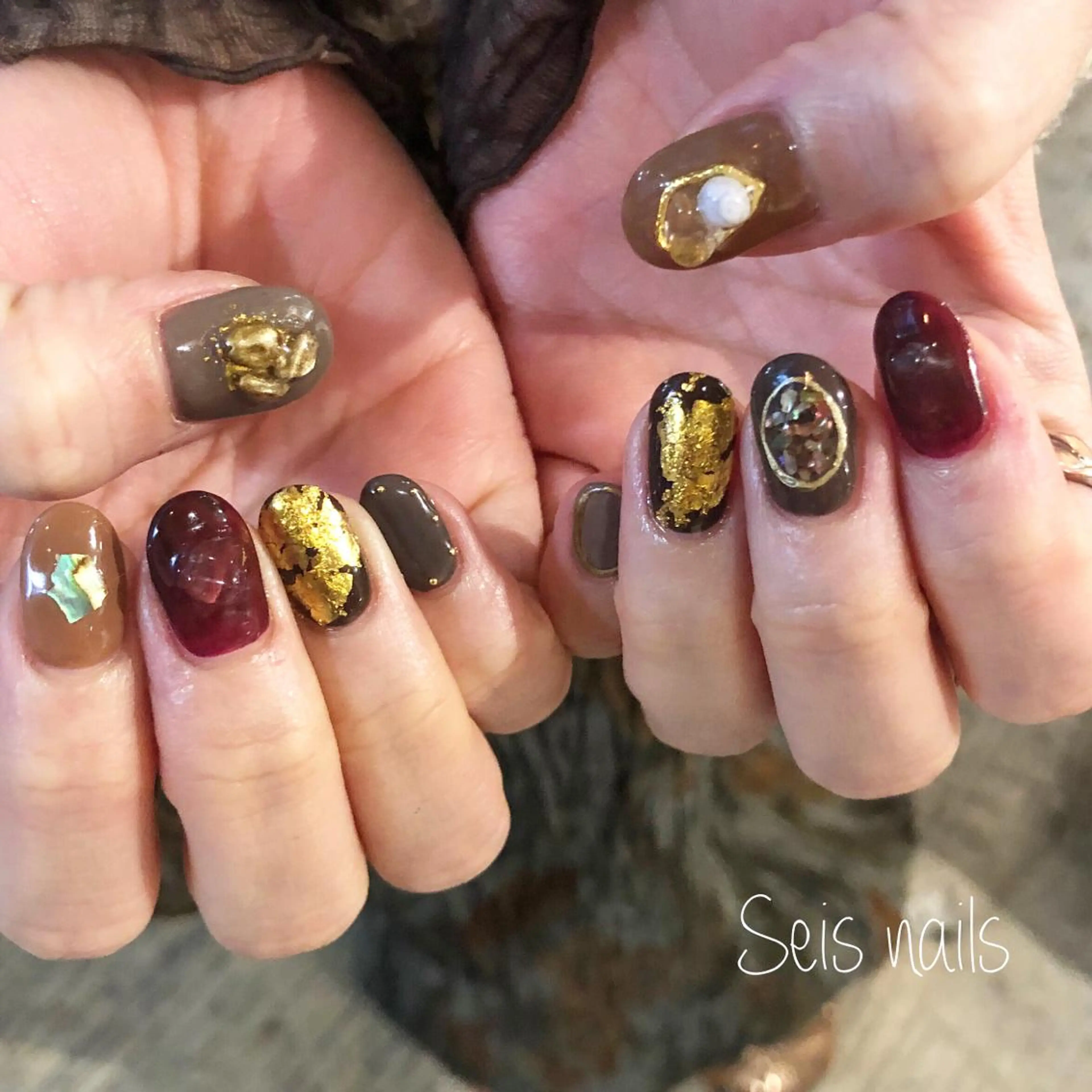 ネイル ハンドネイル Seis Shihoのネイルデザイン