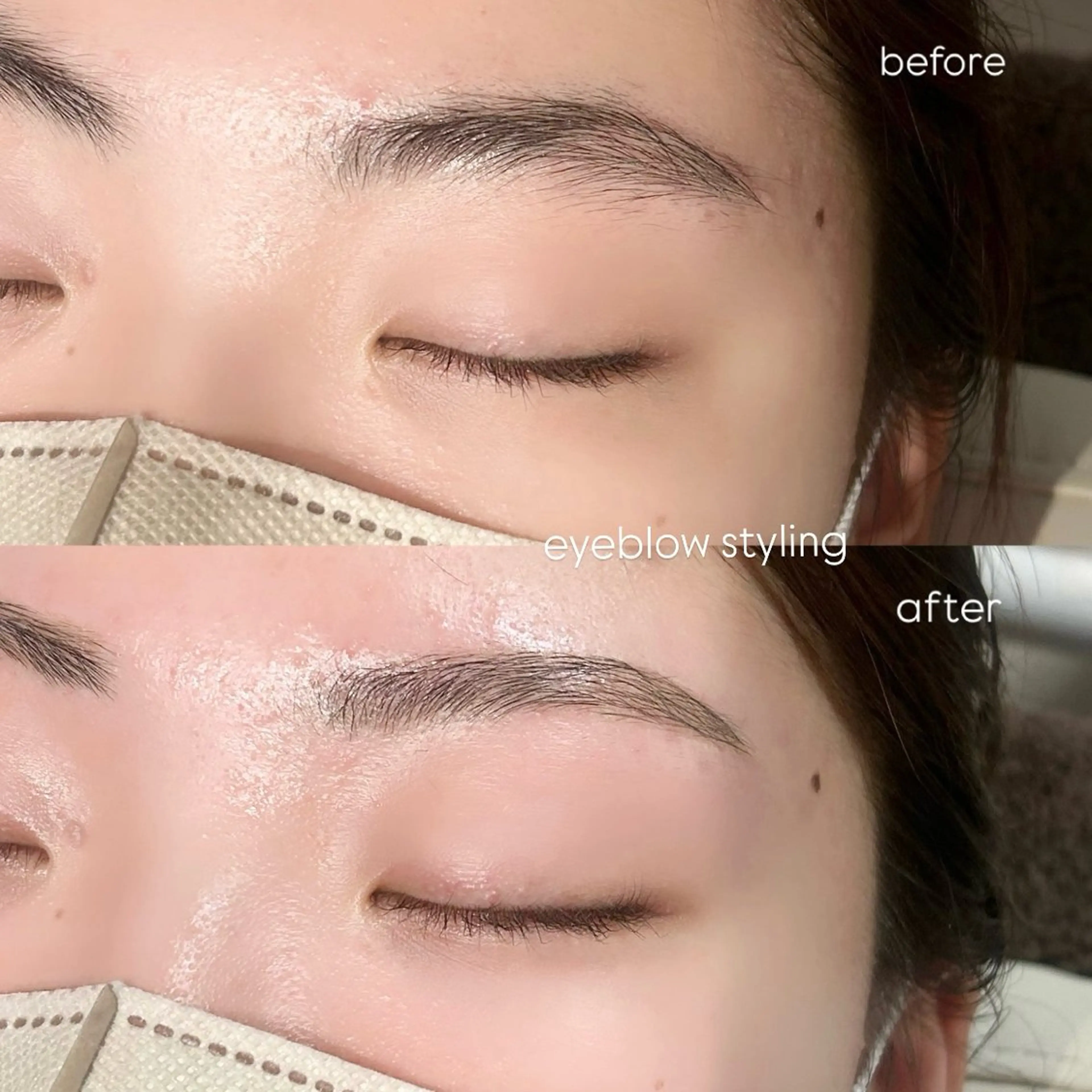 アイブロウスタイリング〖wax脱毛〗の写真