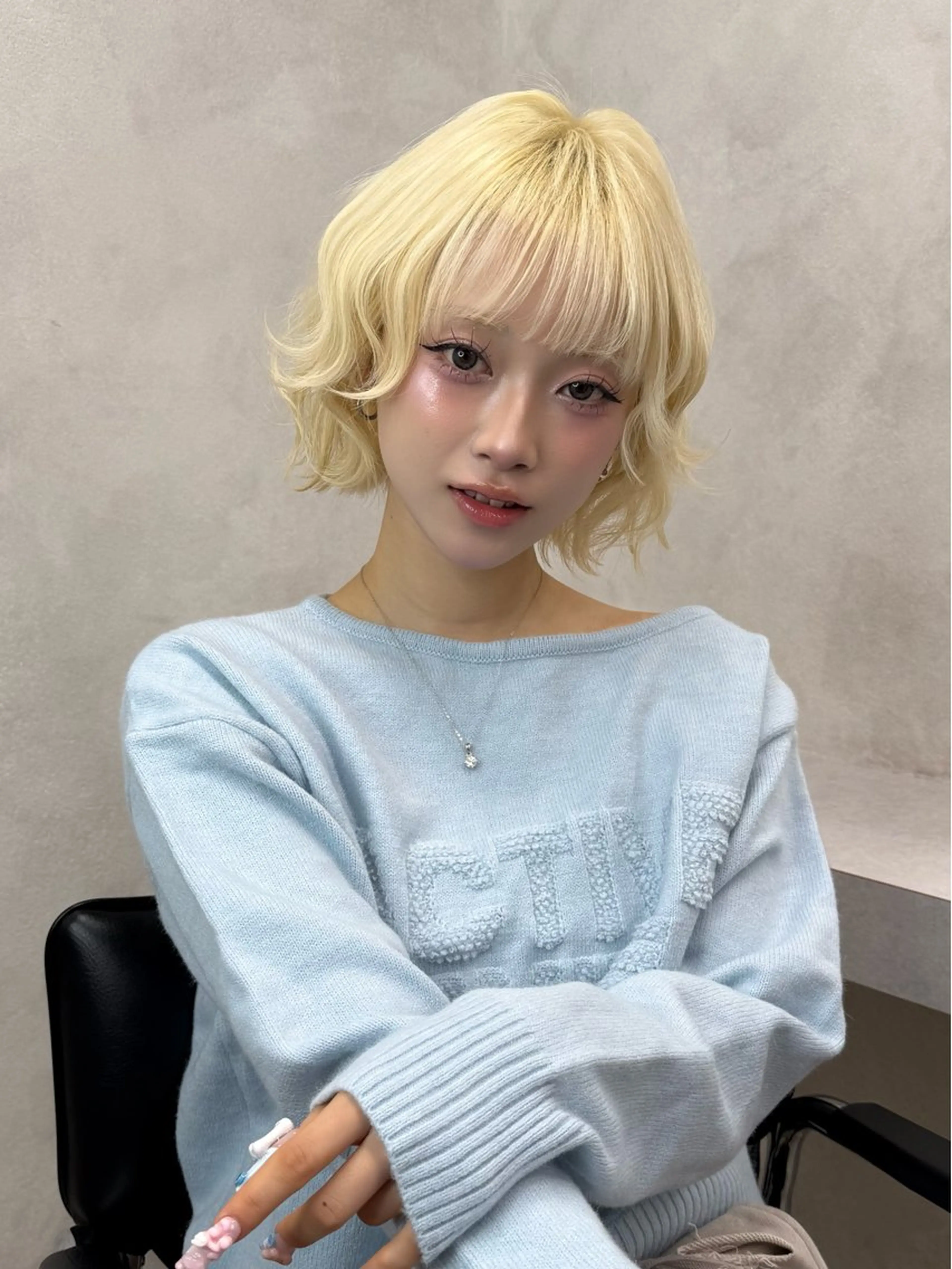 ショート 韓国風ヘア レイヤーカット 似合わせカット 森貝 洋亮のヘアスタイル