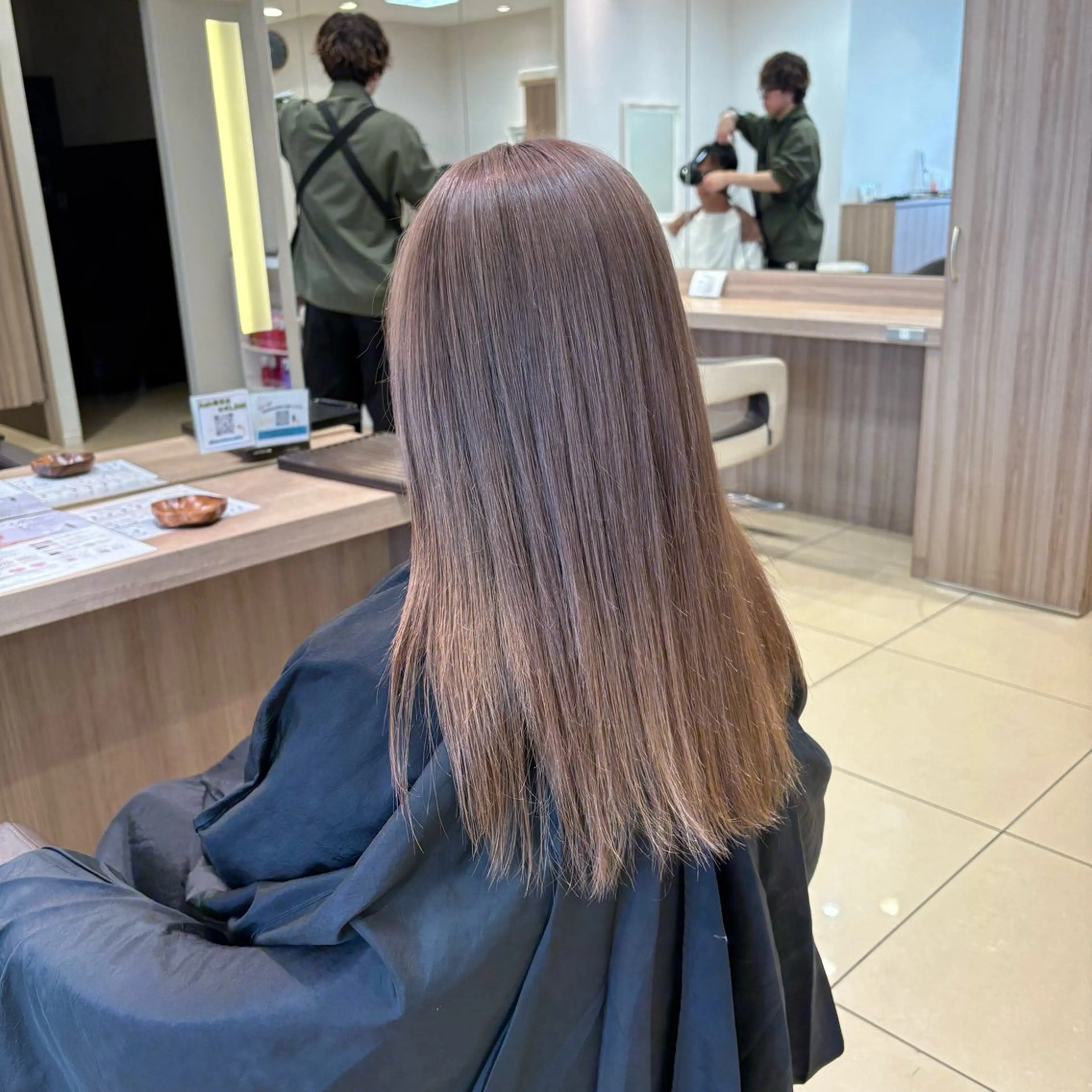 ロング カラー ベージュカラー 透明感カラー ヘアカラー トリートメント 透明感カラー/ 松井克樹のヘアスタイル