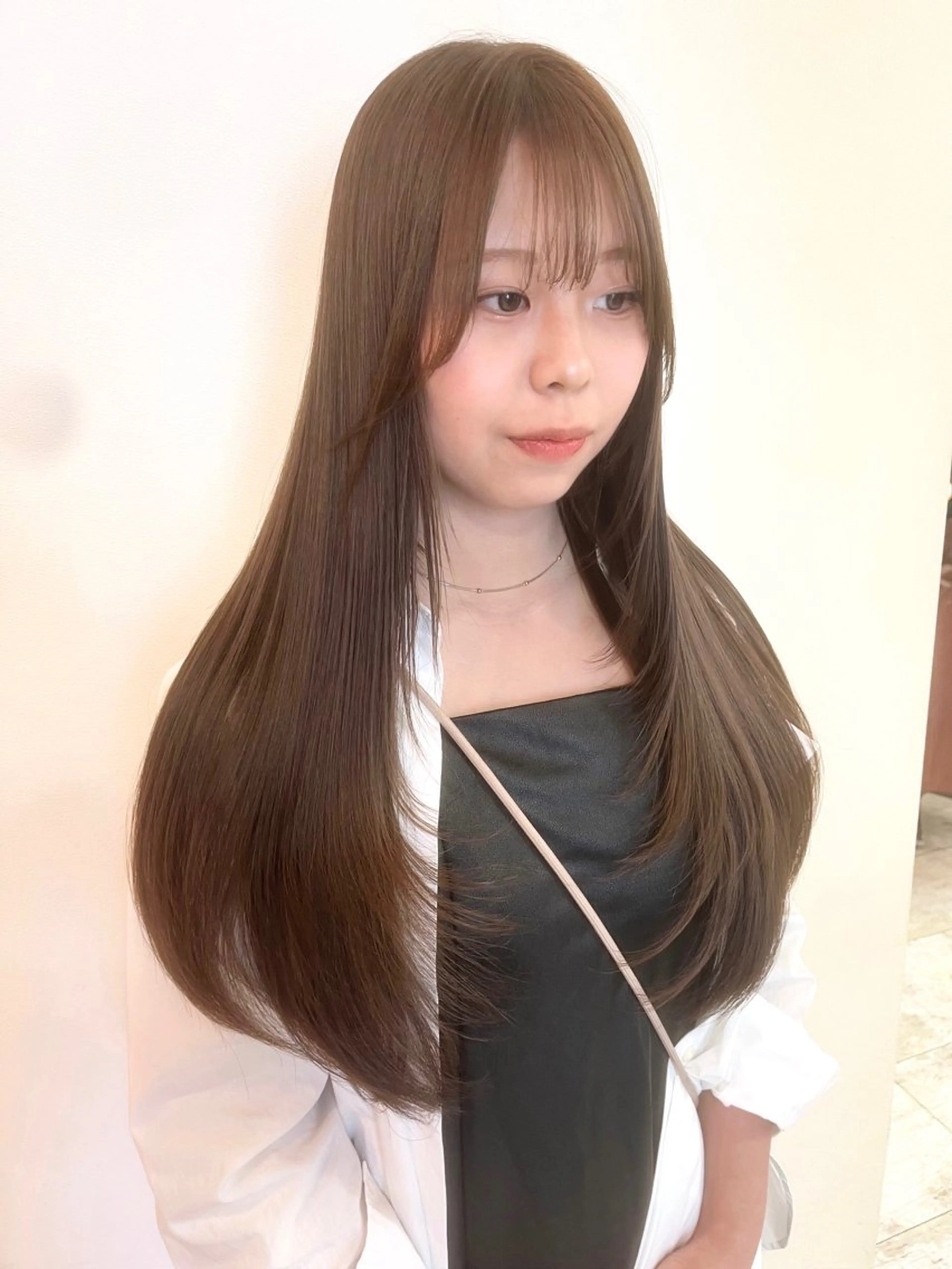 ミディアム カラー ヘアアレンジ ブリーチなし/ レイヤー🌿runaのヘアスタイル