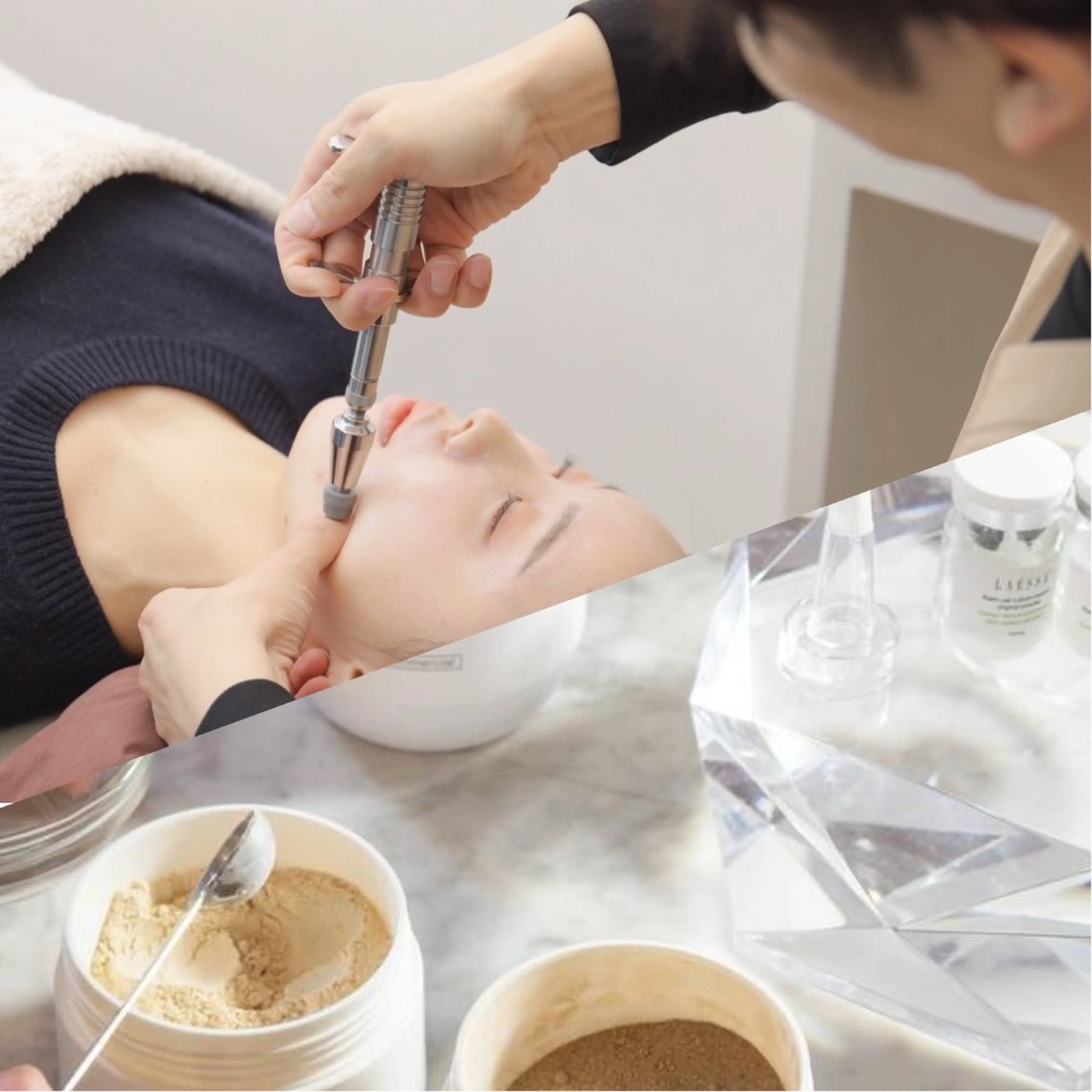 【小顔×赤み・ニキビケア】劇的小顔リフト💆‍♀️＋ハーブピーリング🌿　陶器肌/たまご/ツヤ肌の写真