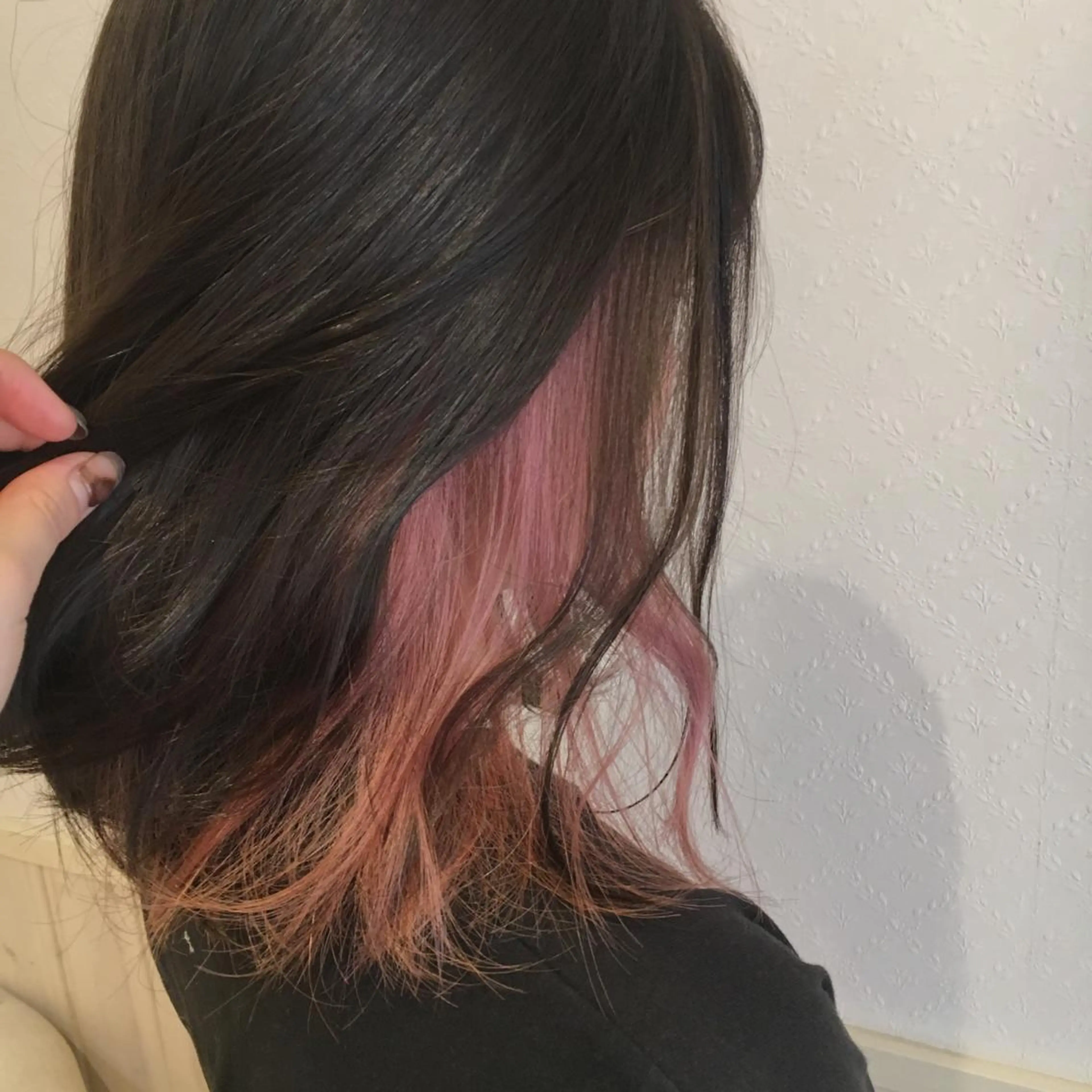 セミロング カラー ヘアカラー 宮内 真乃のヘアスタイル