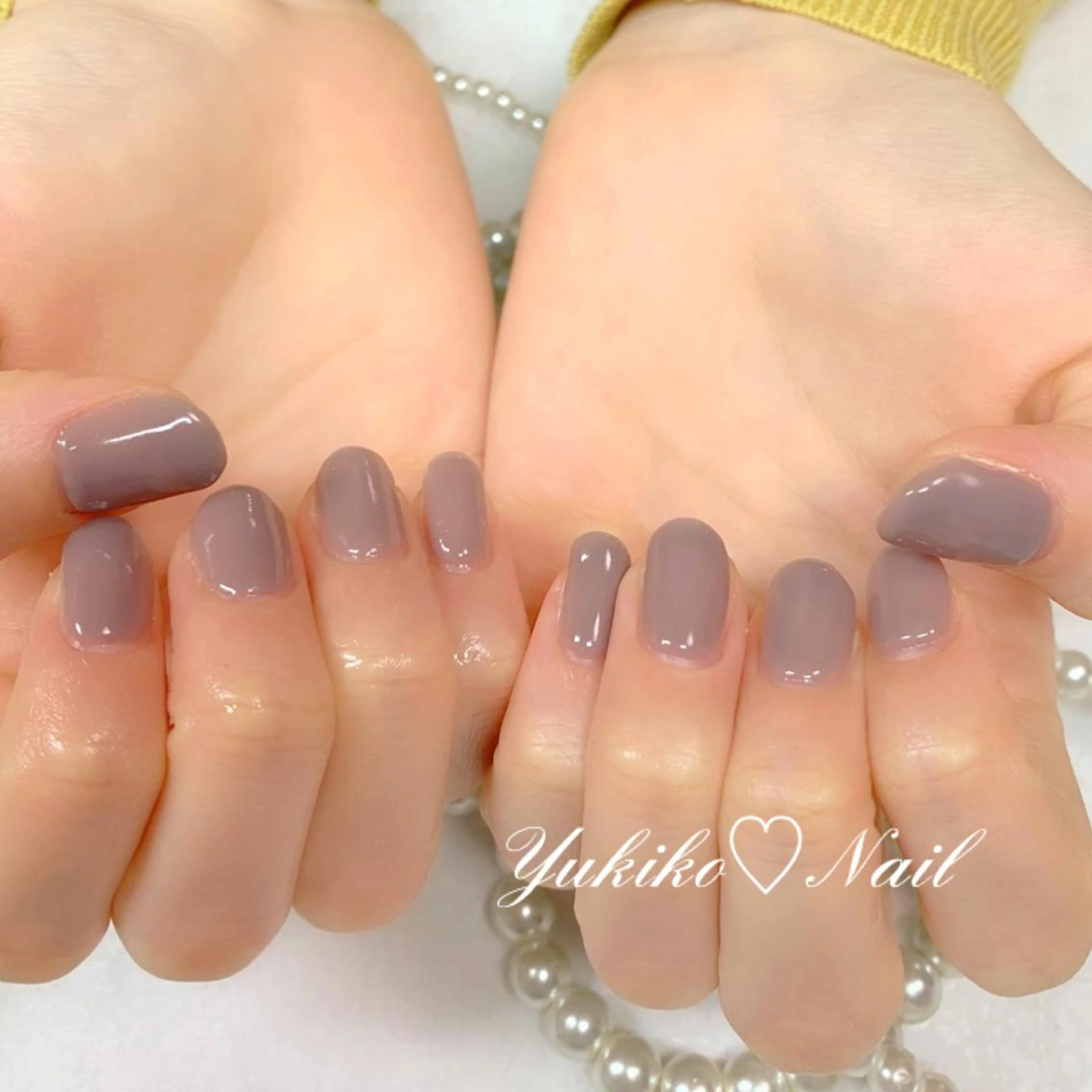 ネイル ワンカラーネイル ハンドネイル ユキコ ネイルのネイルデザイン