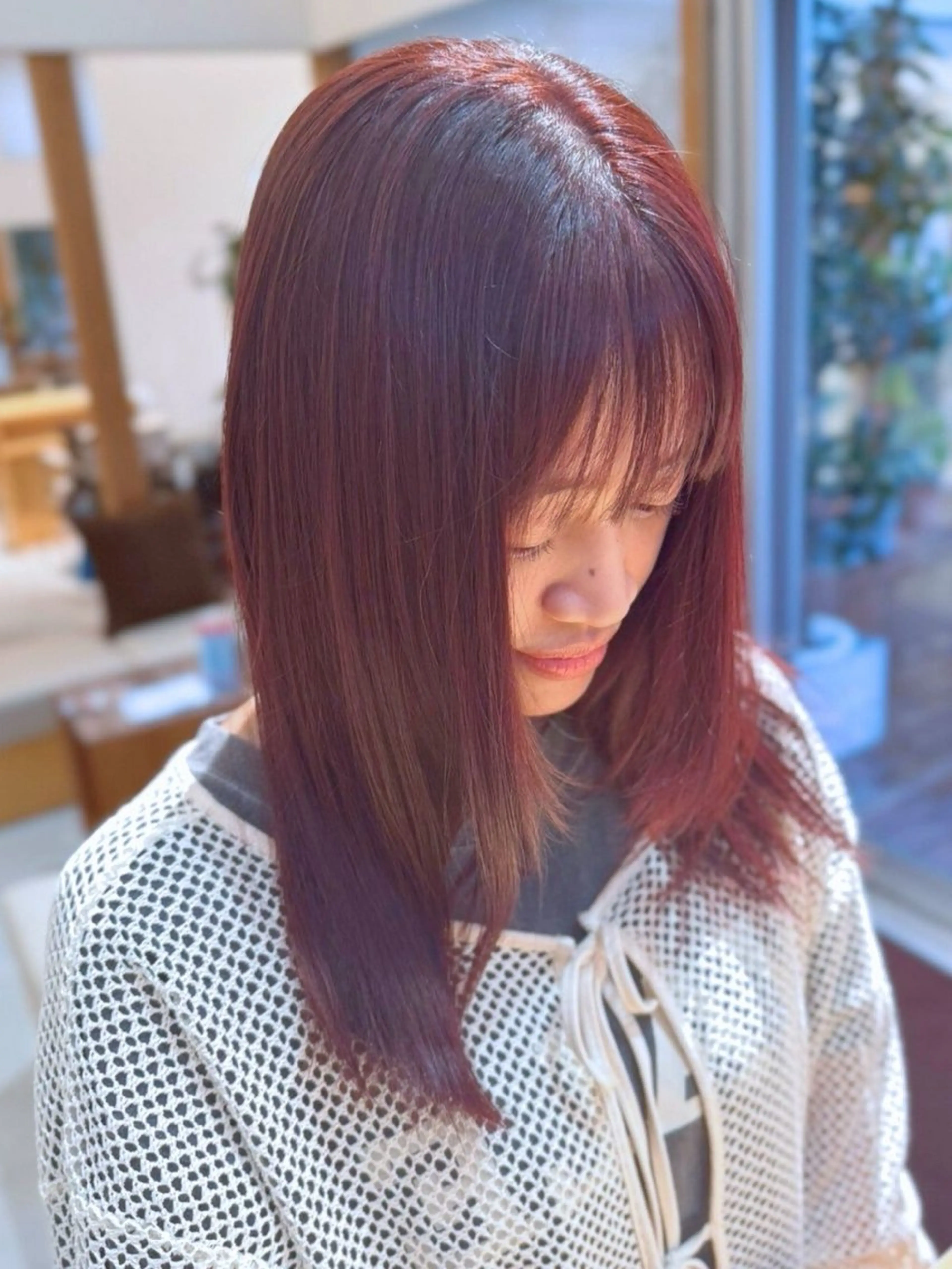 【６月限定】ナチュラルな縮毛矯正(髪質改善)の写真