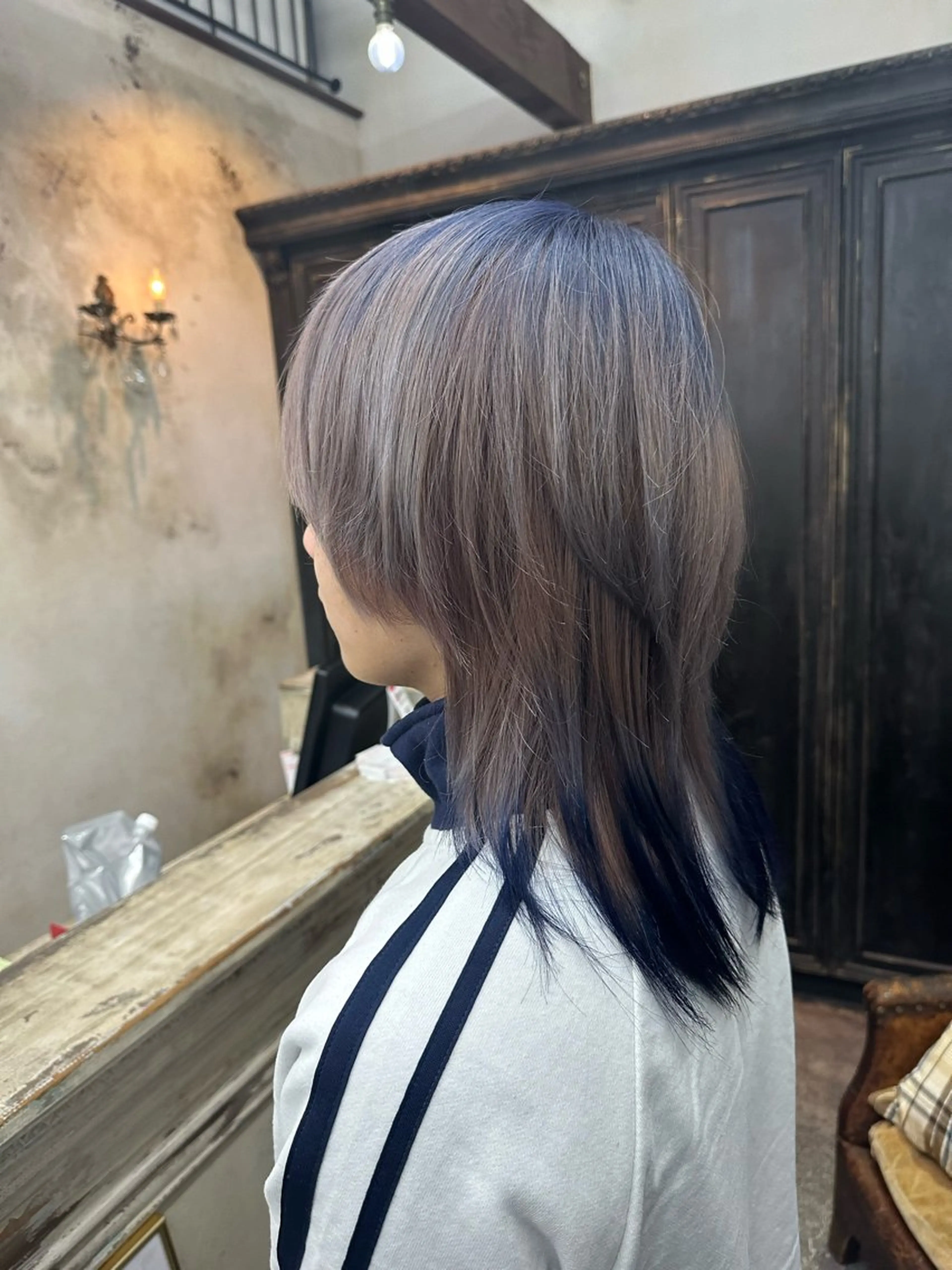 ミディアム カラー ヘアカラー ヘアセット marie-anne 浜松元目店のヘアスタイル