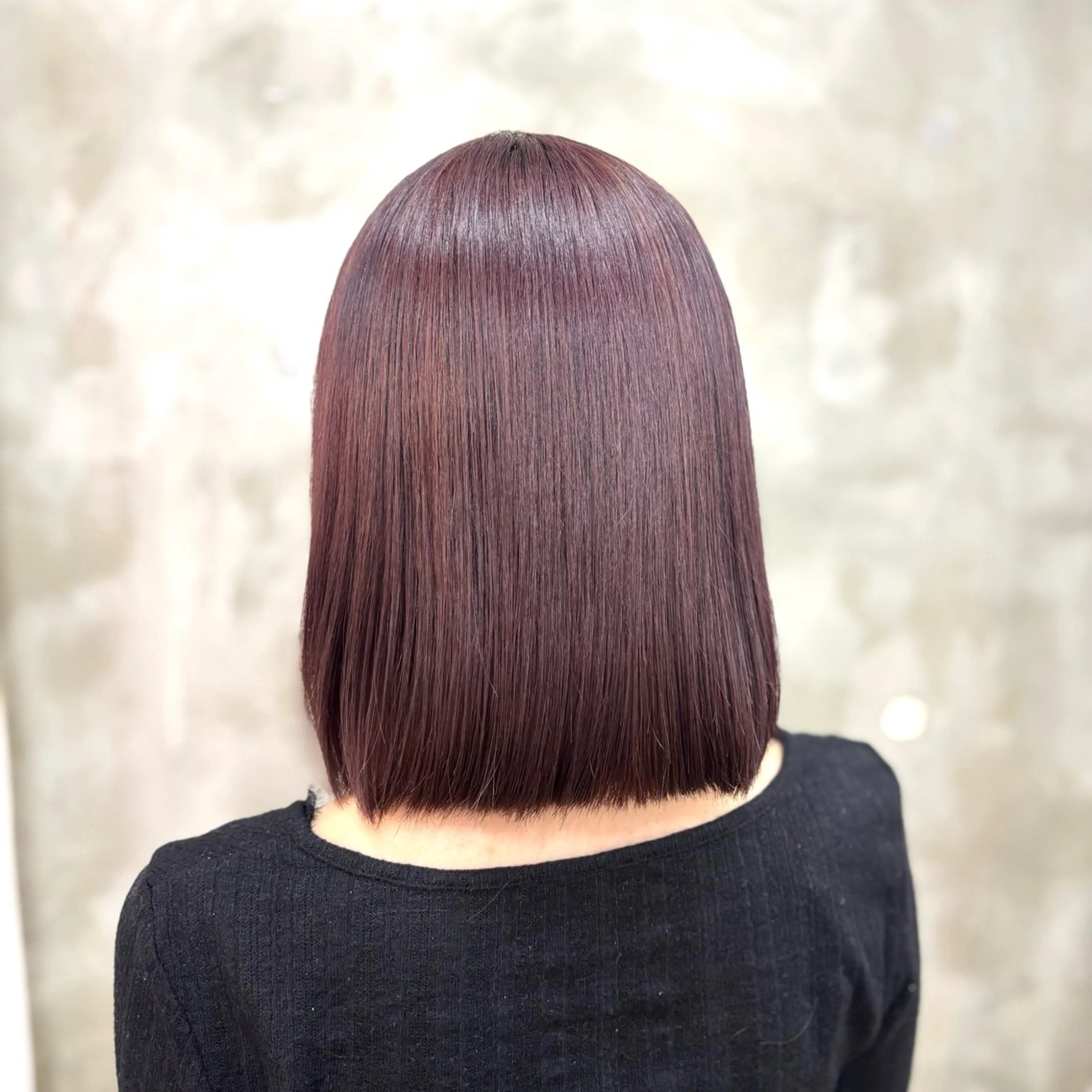 ミディアム カラー ヘアカラー トリートメント 美容室eTONe仙台駅前所属・艶髪‎カラー🤍 RIKAのヘアスタイル