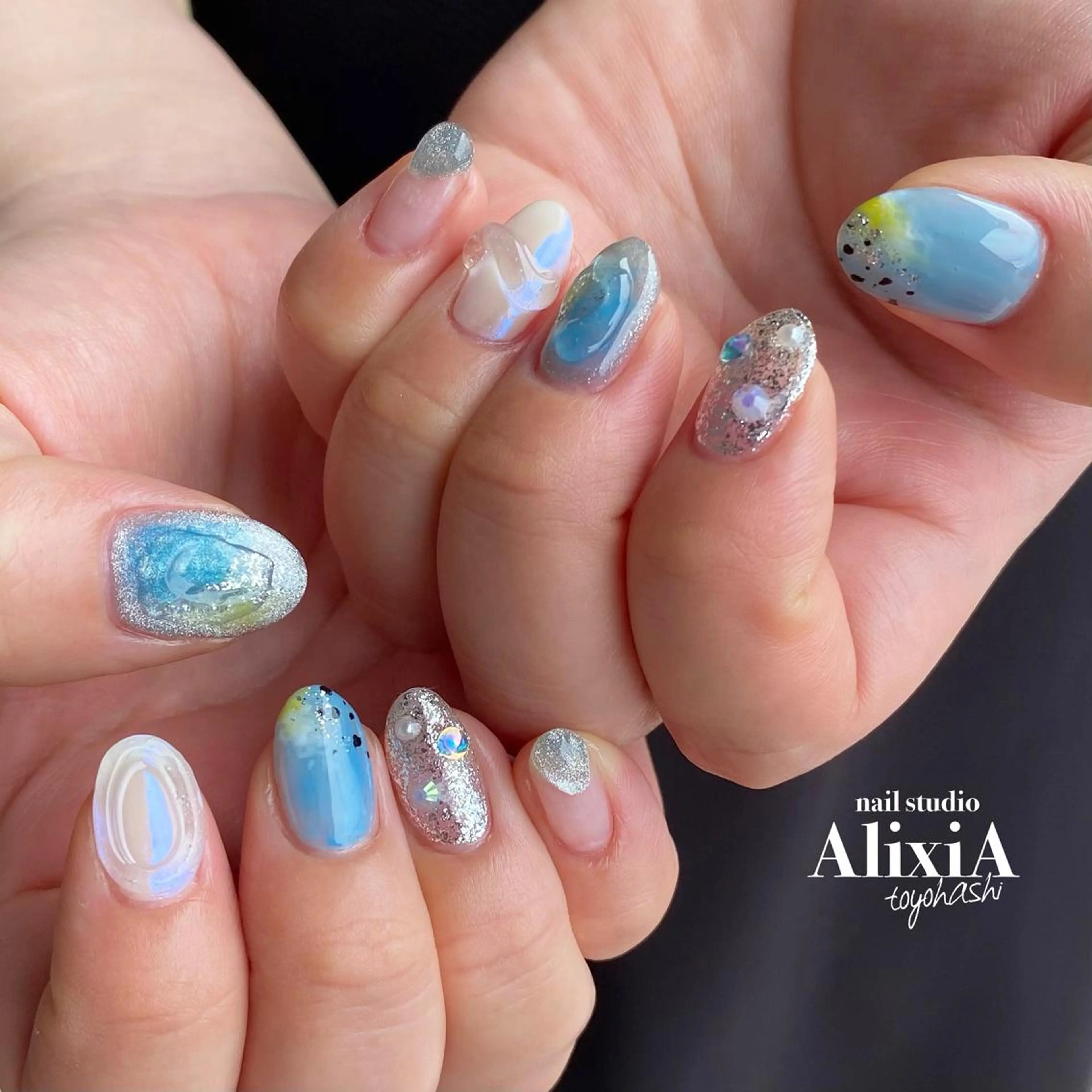 ネイル ハンドネイル AlixiA nail studio所属・AlixiA ゆみのネイルデザイン