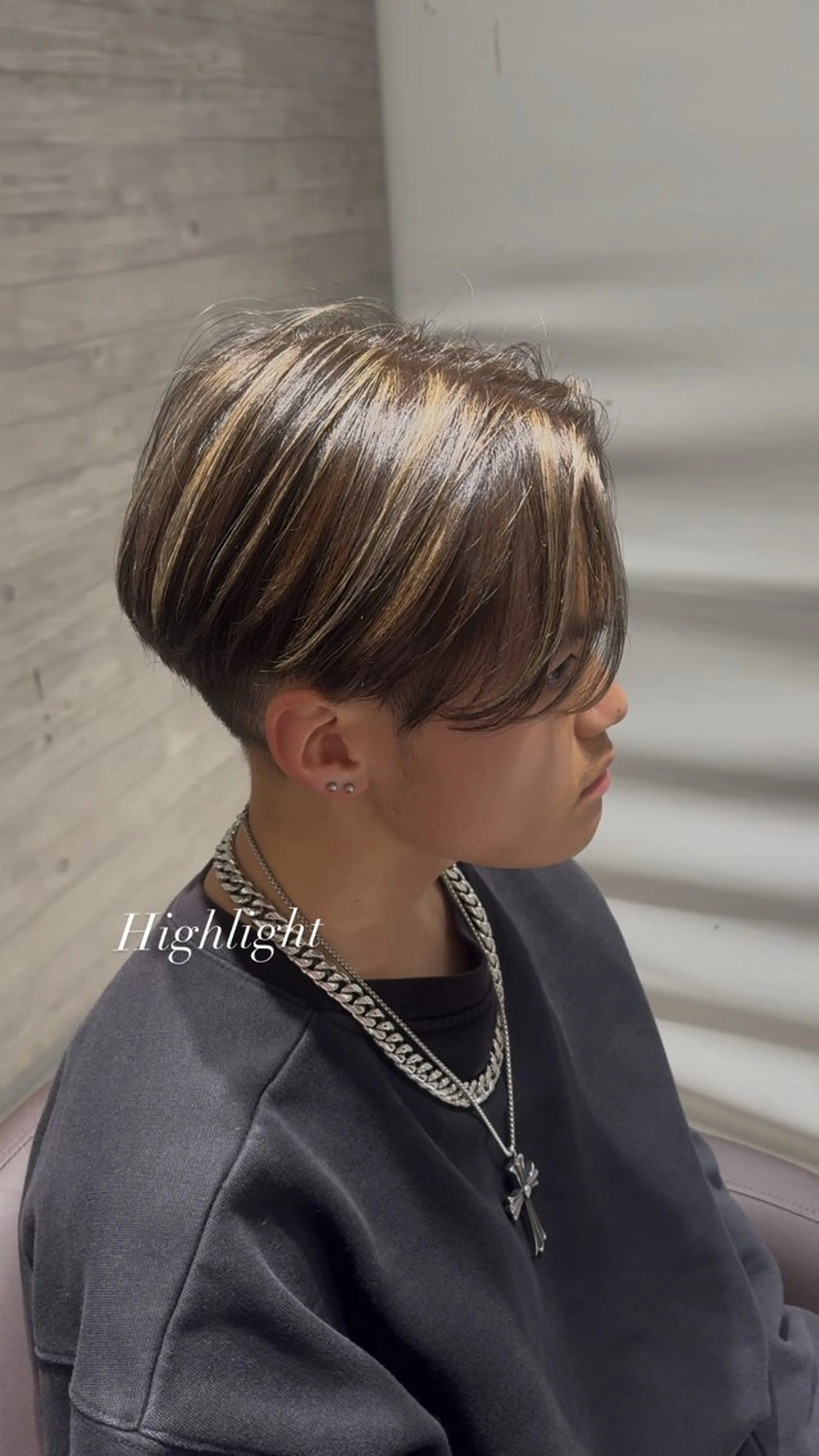 👑【立体感MAX】メンズメッシュ🔥➕メンズカット　　¥12000の写真