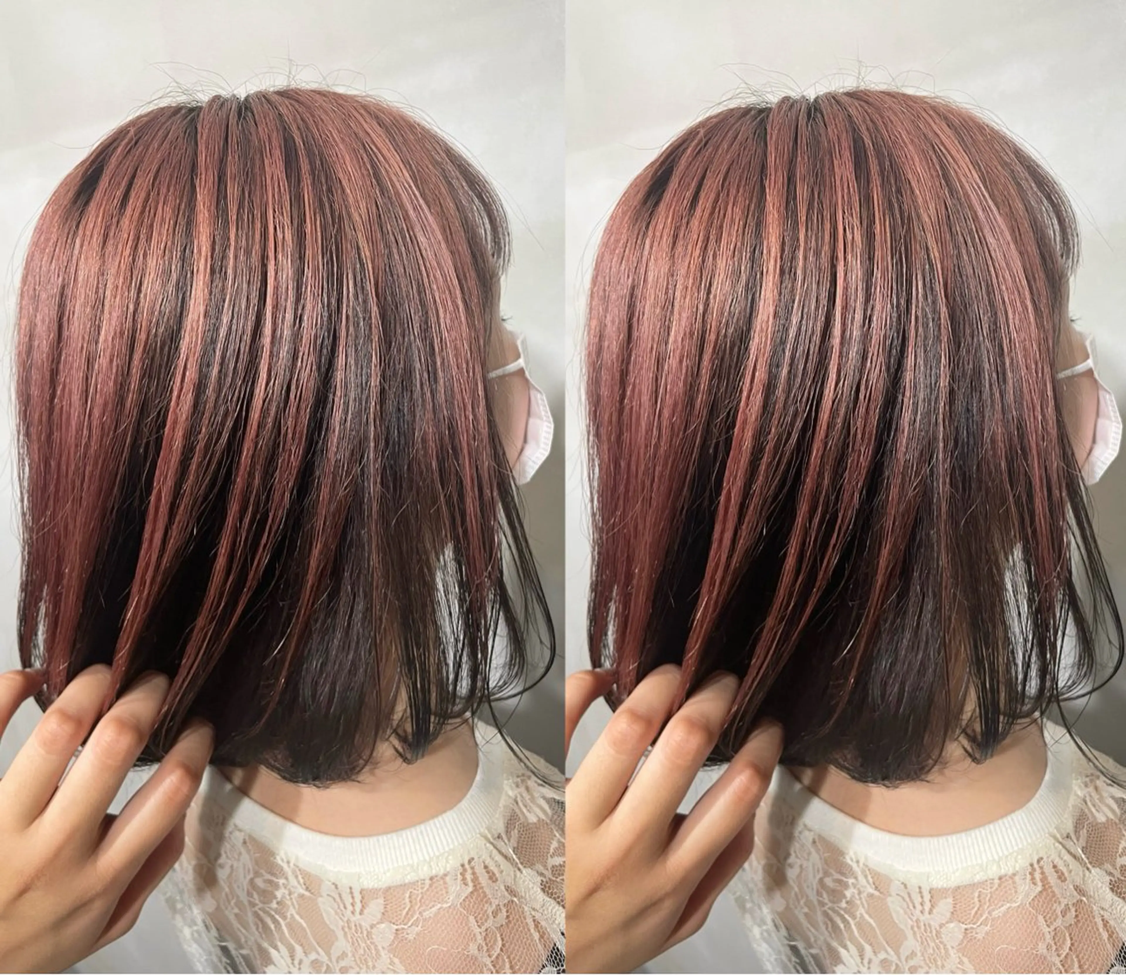 ショート カラー 🌺ハイトーン🌺 矢葺 なぎさ🌺🌺のヘアスタイル