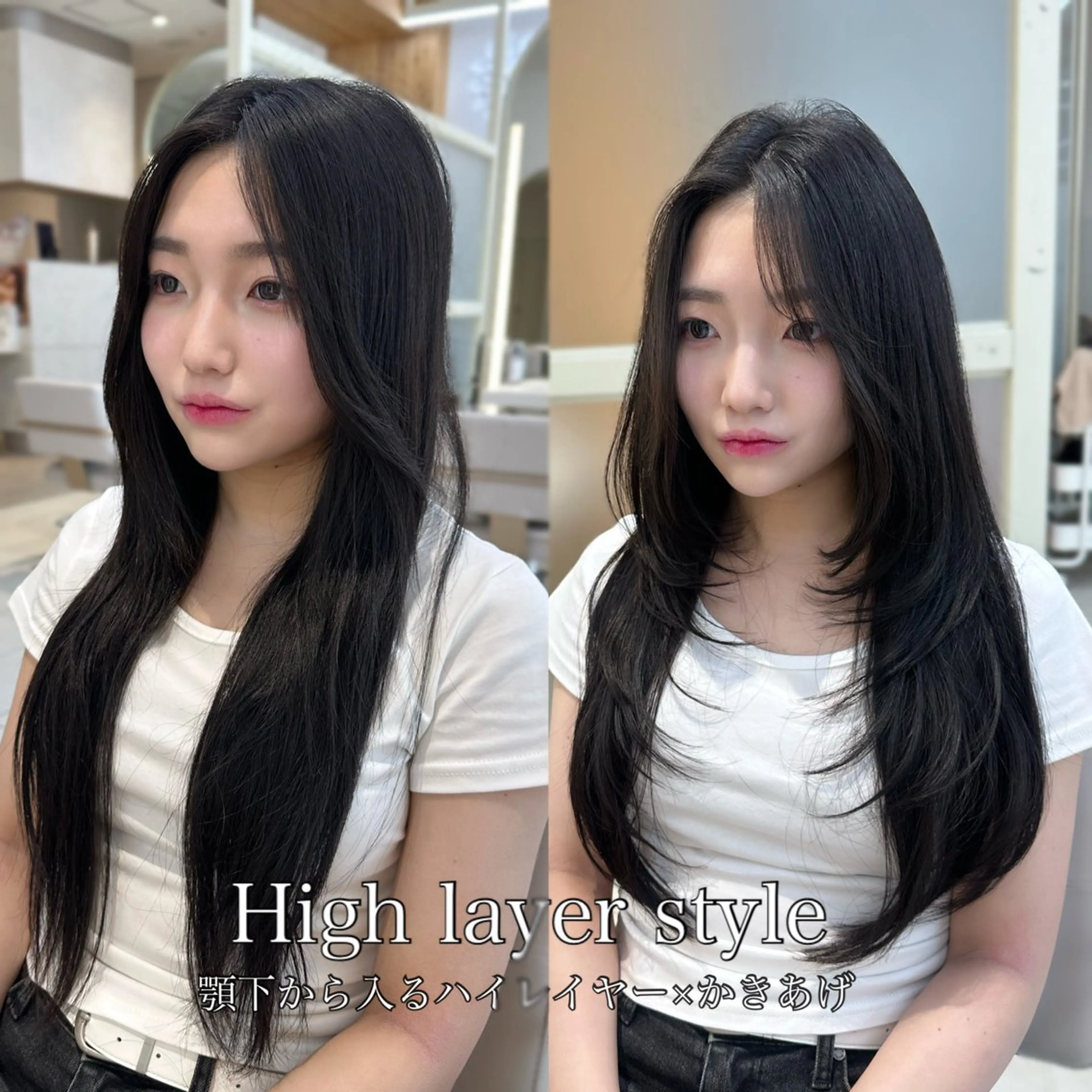 セミロング oto🎀×美髪× シースルー前髪🤍のヘアスタイル