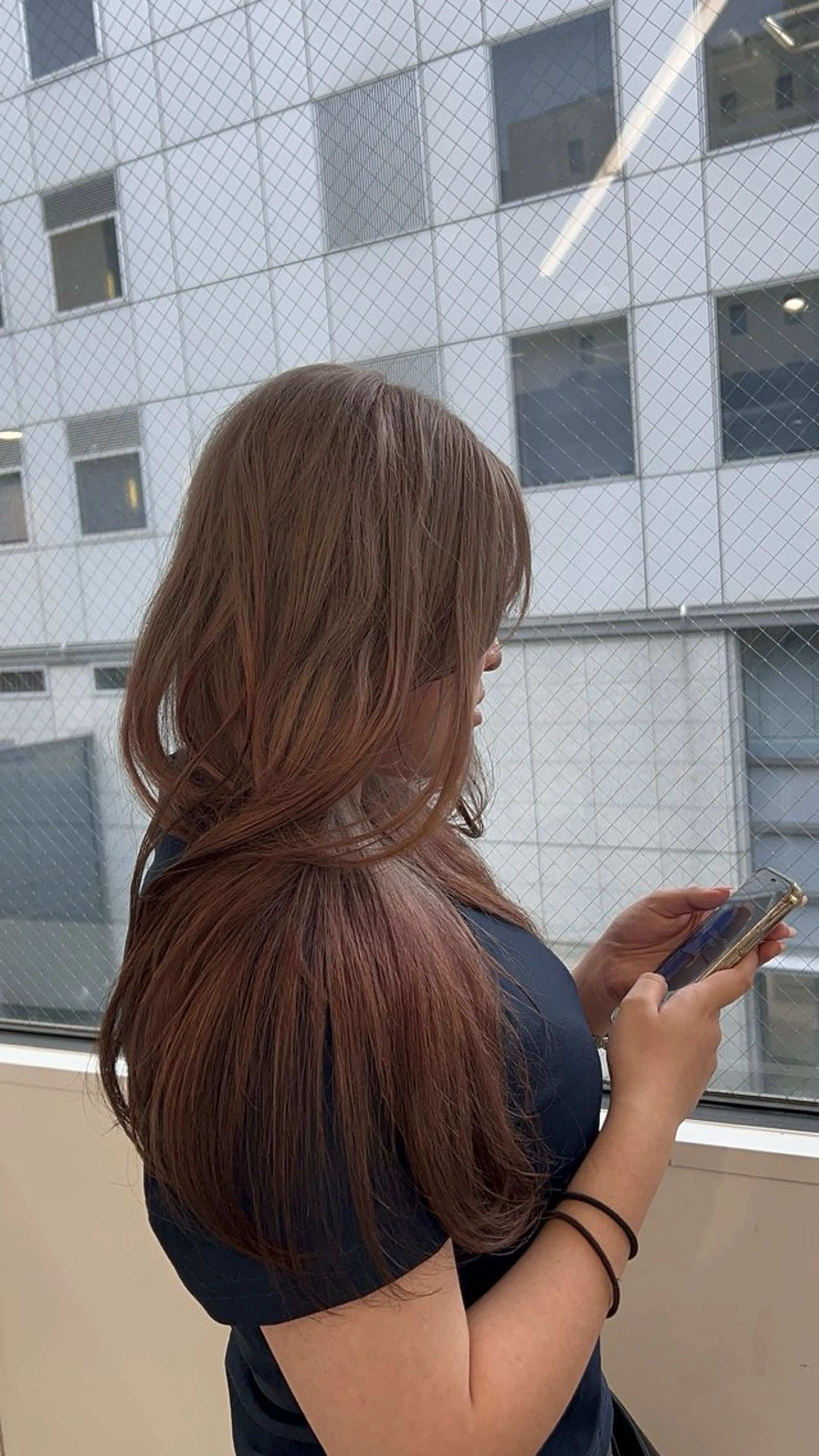 ロング カラー ヘアカラー 履歴修正屋さん／ ブロンド／ホワイトのヘアスタイル