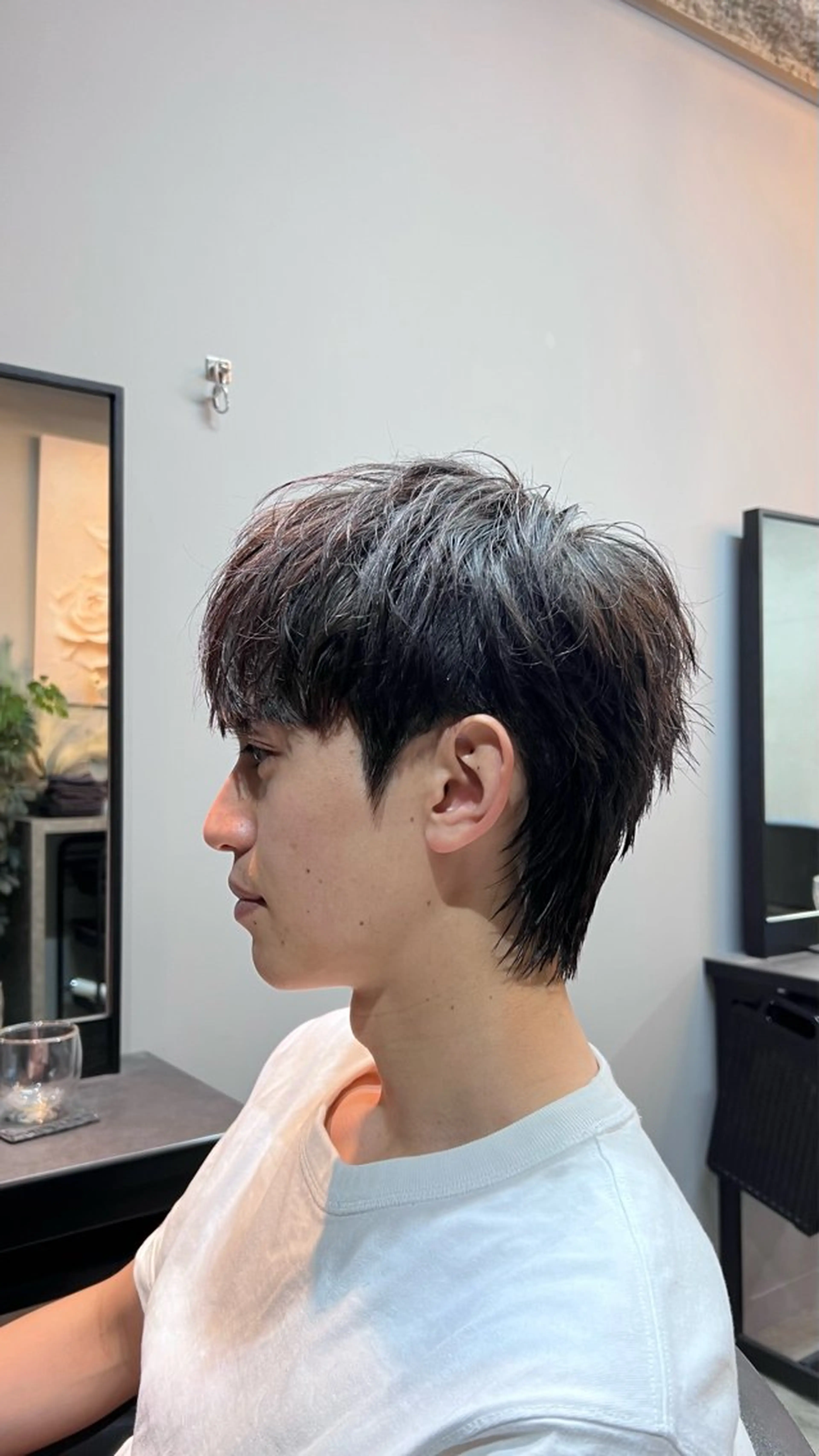 ショート パーマ メンズ マッシュ ショートヘア カット Alo所属・💥メンズパーマ /表参道/モント💥のヘアスタイル