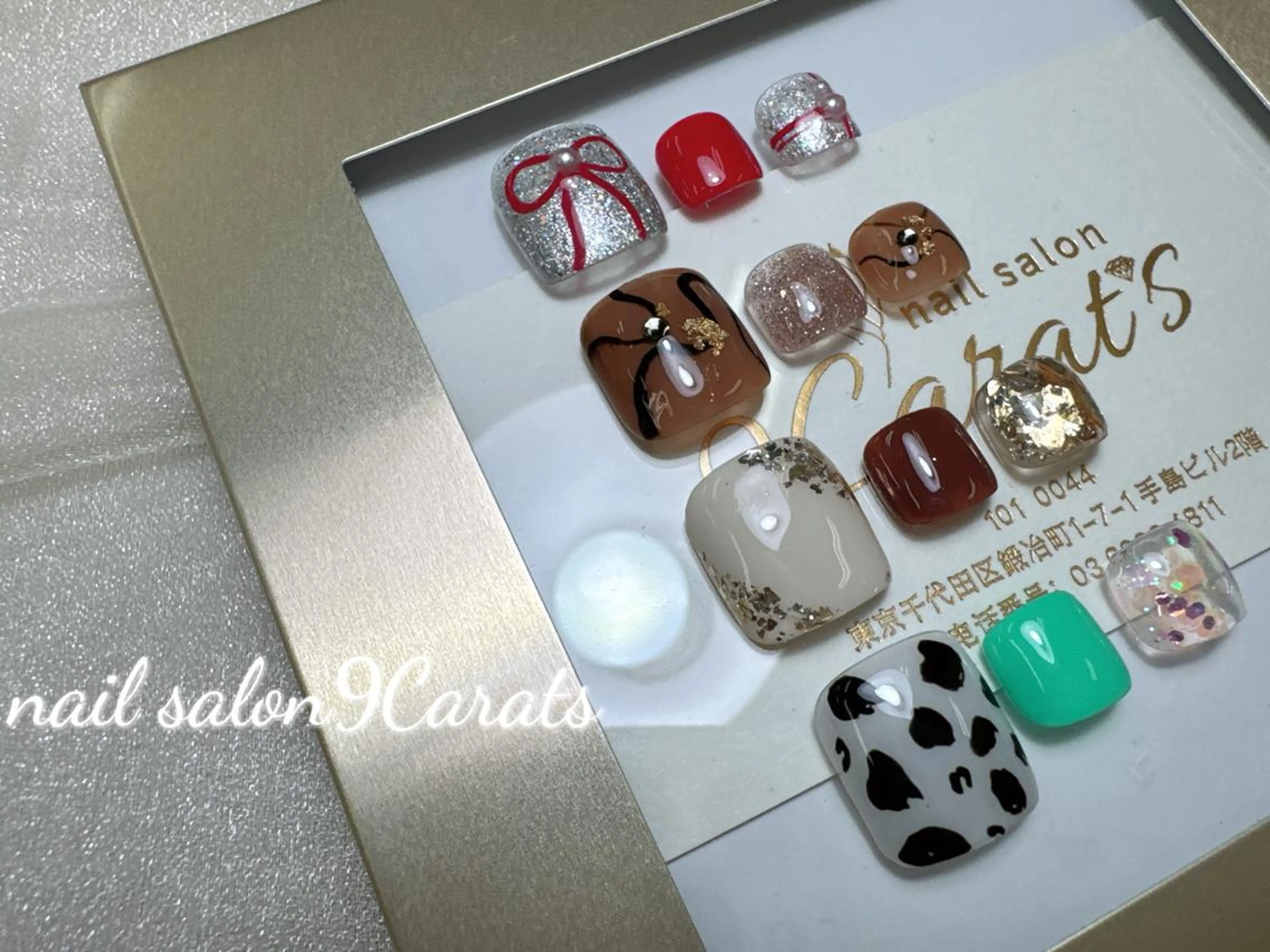 ネイル フットネイル ネイルサロン 9Carats神田のネイルデザイン