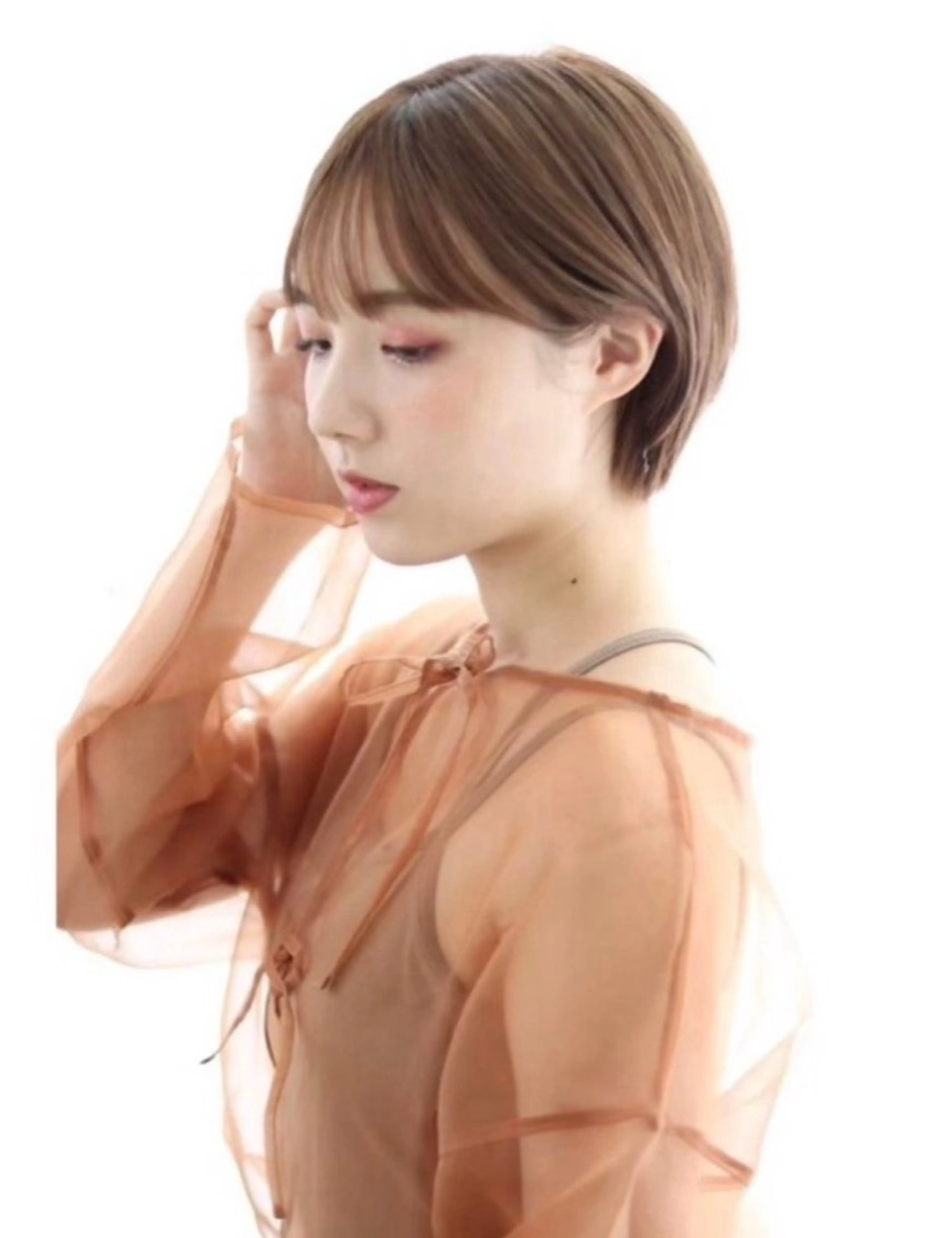 ショート ショート募集️ 武田藍花のヘアスタイル