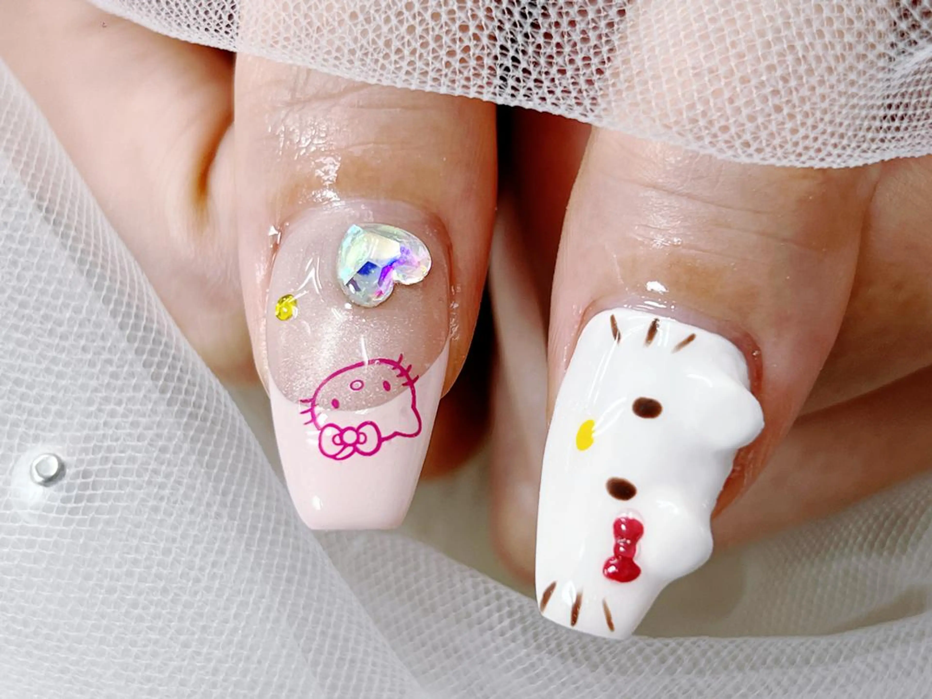 メンズ ネイル メンズ韓国風 アートネイル フレンチネイル ジェルネイル キラキラネイル ハンドネイル フットネイル Bloom kabukiのネイルデザイン