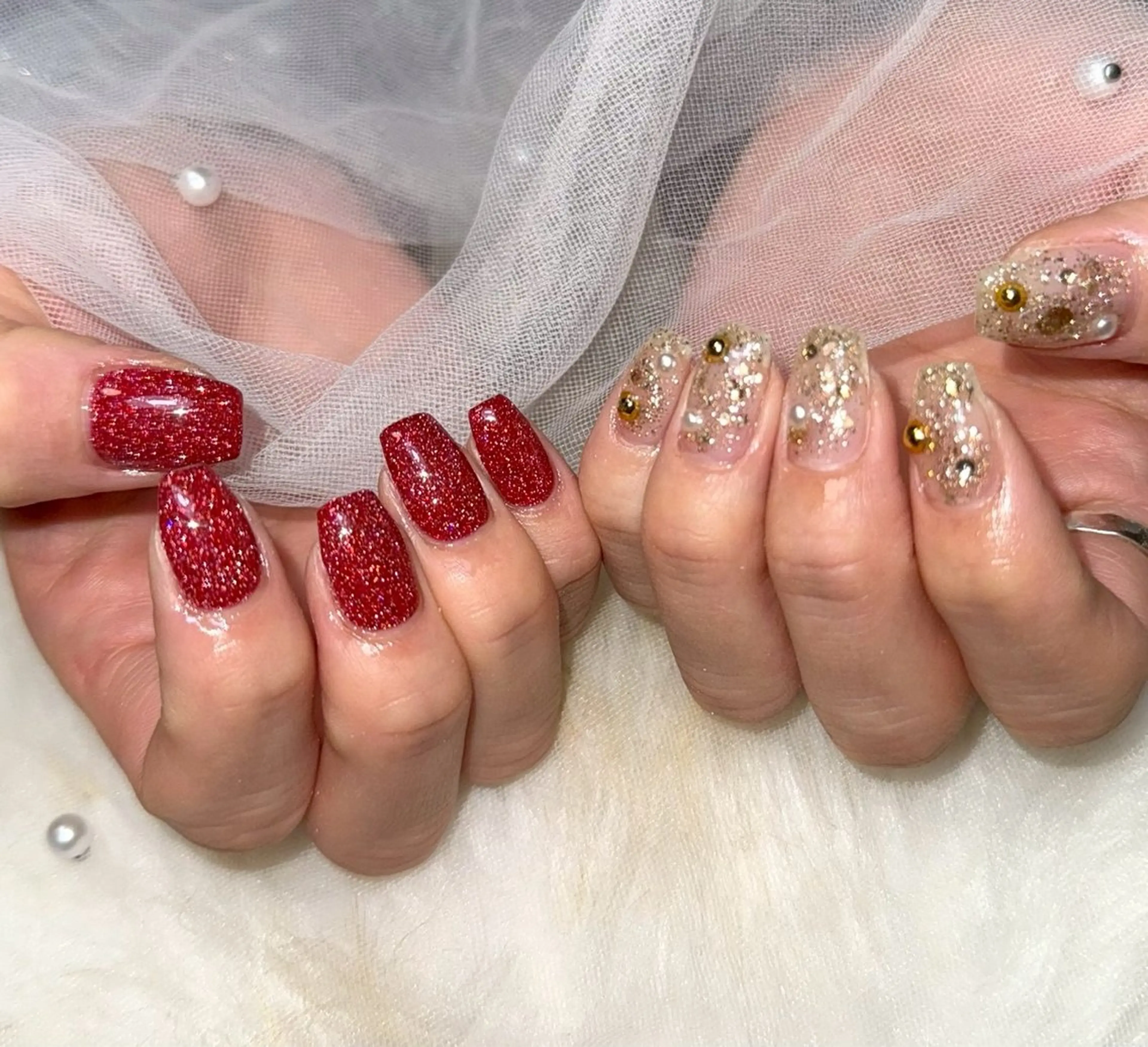 ネイル アートネイル フラッシュネイル フットネイル フレンチネイル ジェルネイル nail salon fee所属・Ayaka salon feeのネイルデザイン