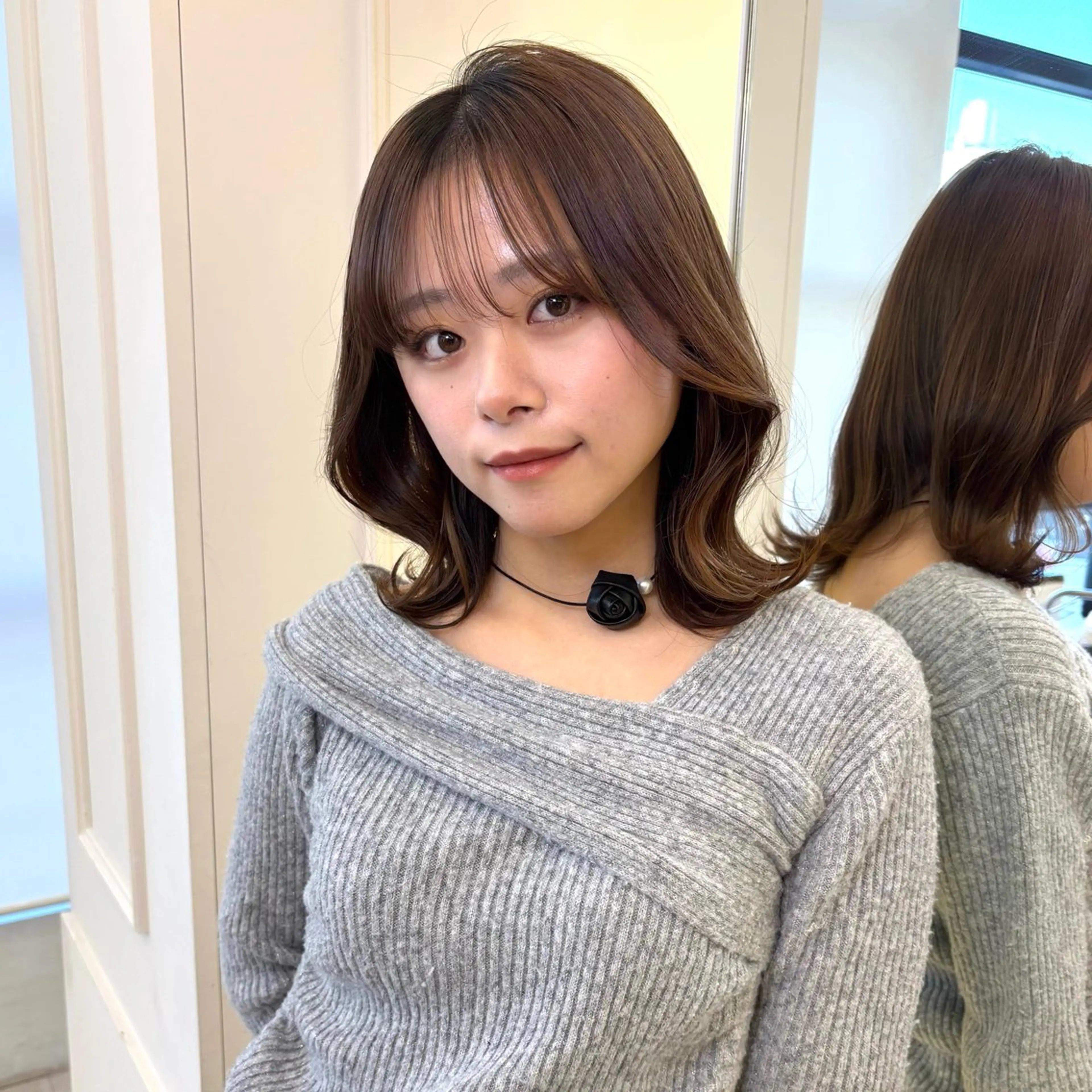 ミディアム カット ParveMix‎‎ ‎🤍加藤理沙のヘアスタイル