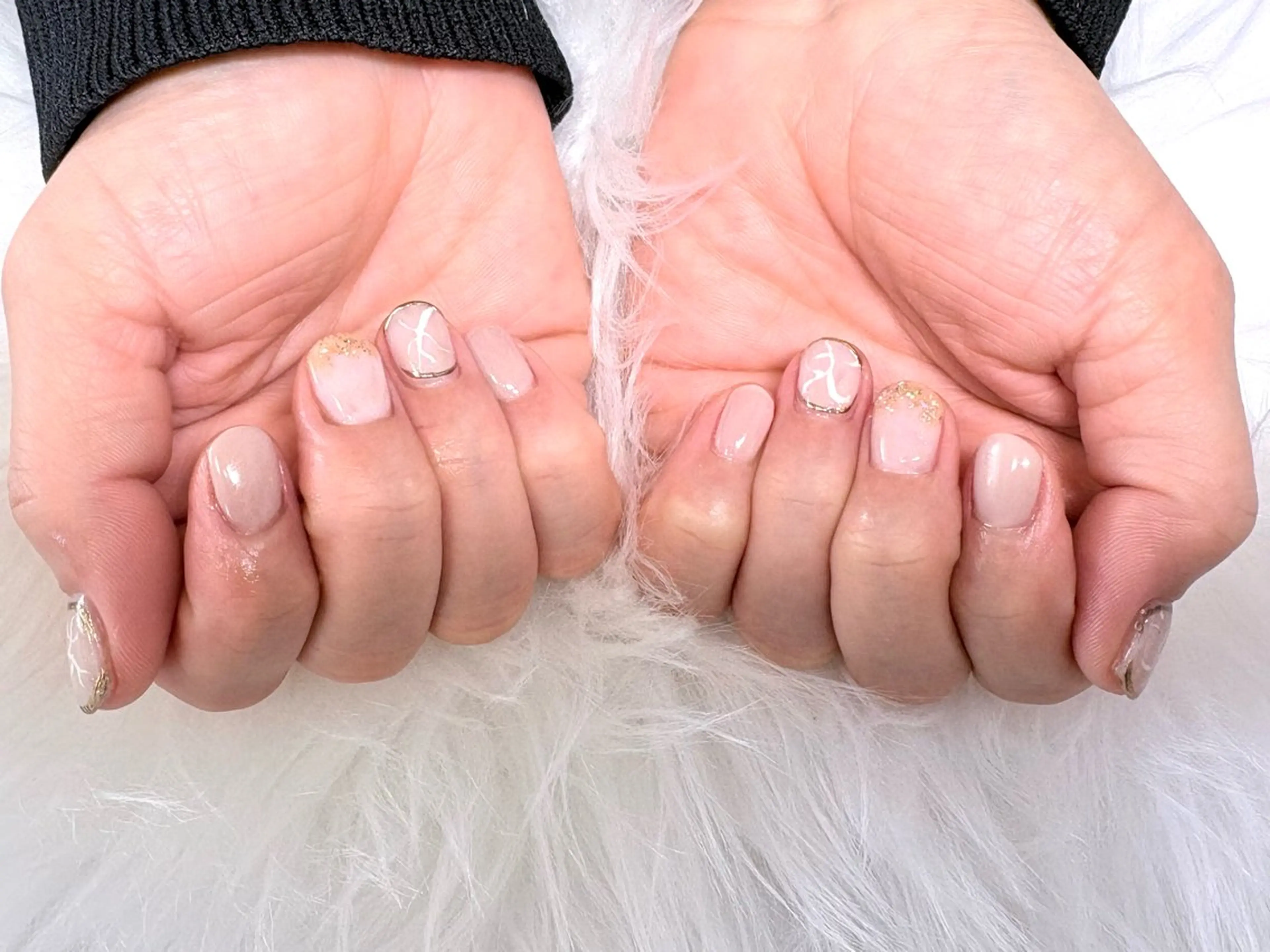 ネイル アートネイル シンプルネイル ハンドネイル Nailsalon Dahliaのネイルデザイン