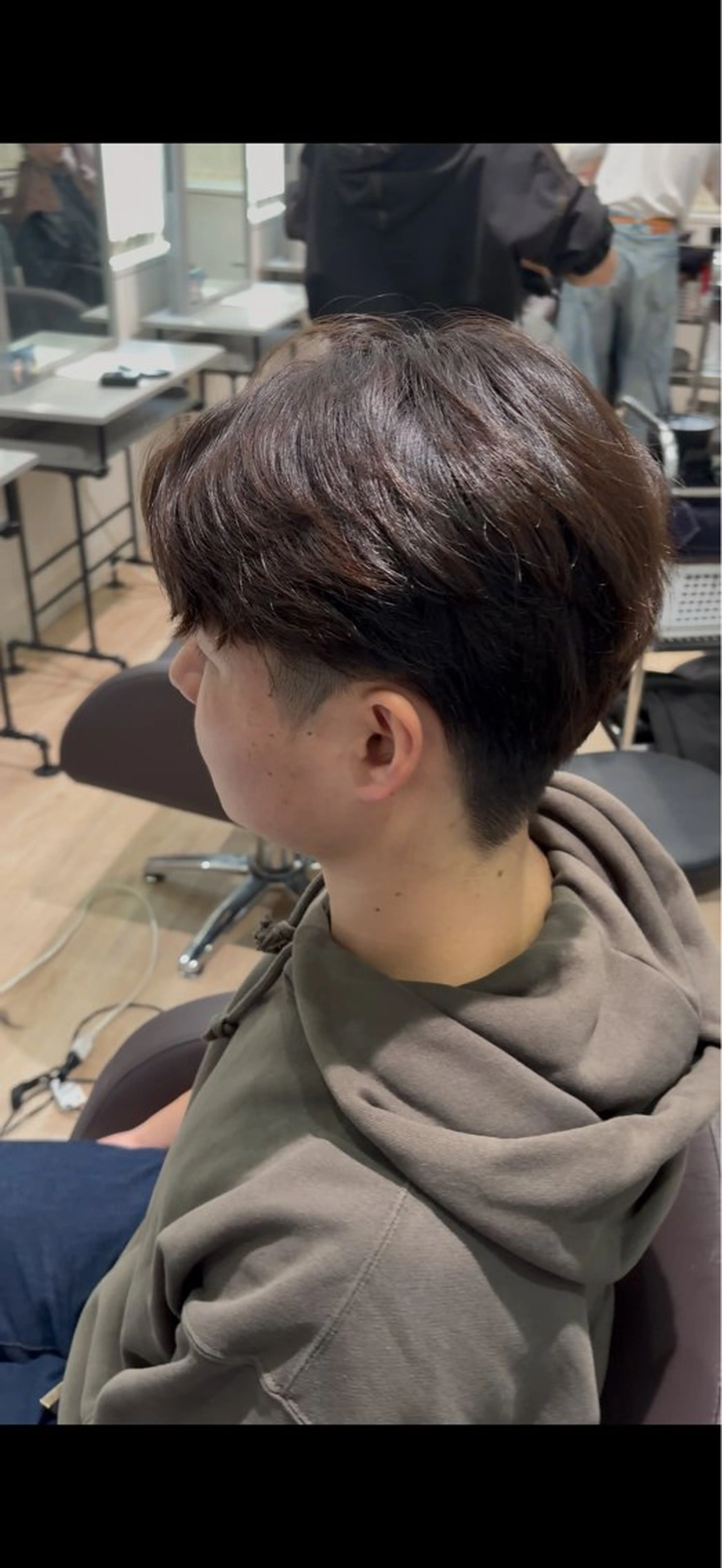 メンズ メンズパーマ EXCIA西梅田店所属・メンズ縮毛矯正 /EXCIA/西梅田のヘアスタイル