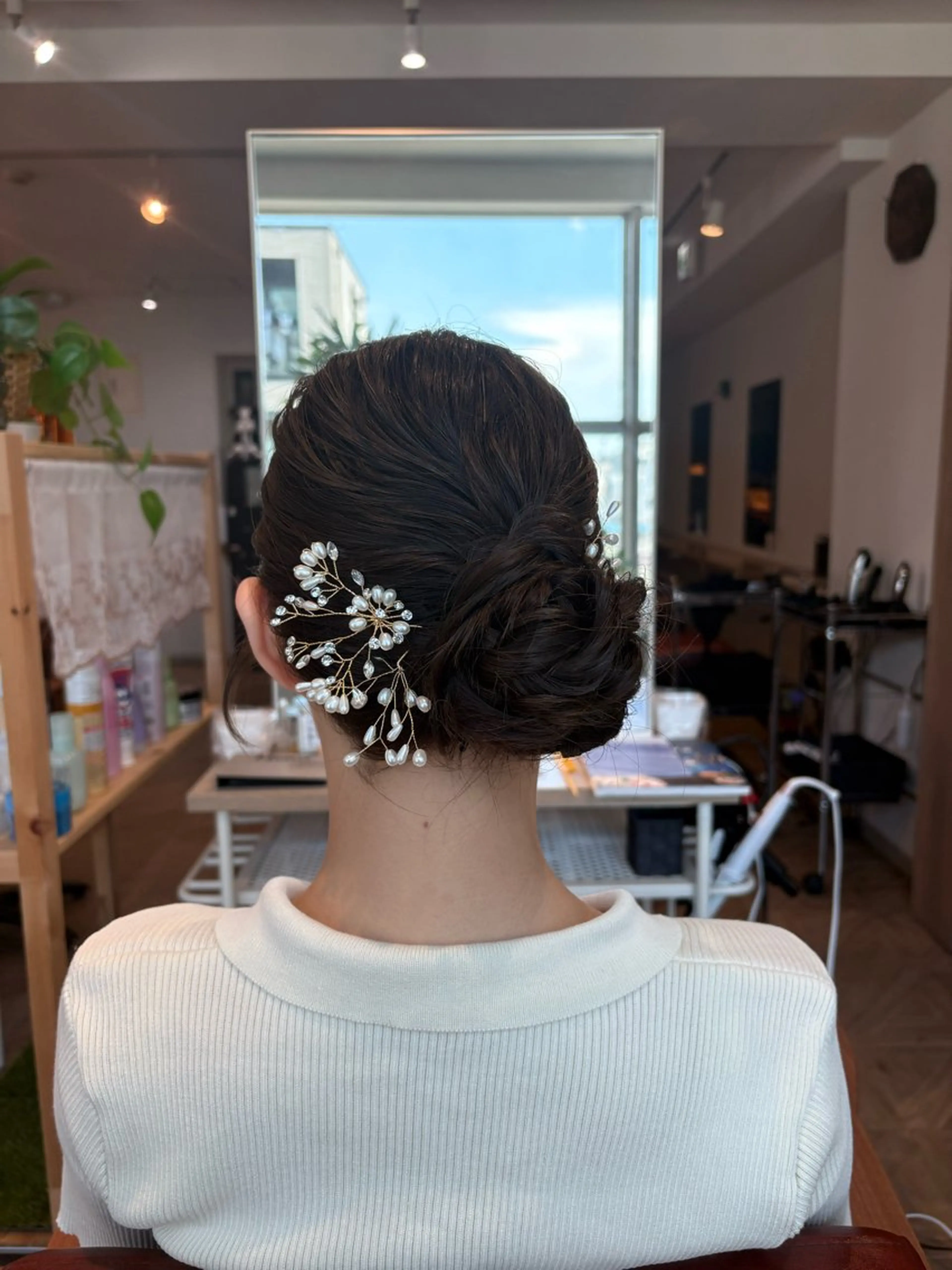 ヘアアレンジ 檜山 知可子のヘアスタイル